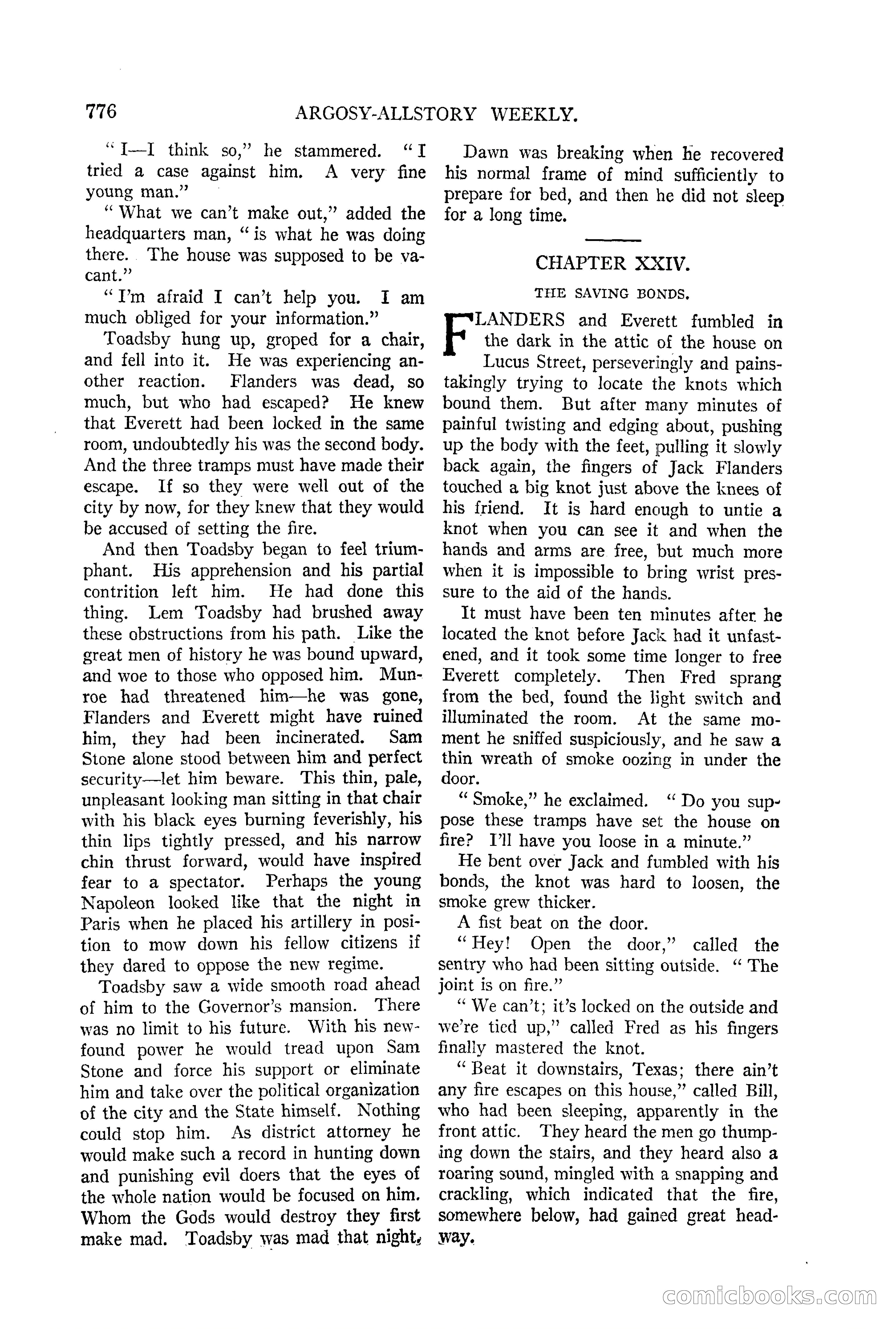 Argosy All-Story Weekly — page 144 of 170