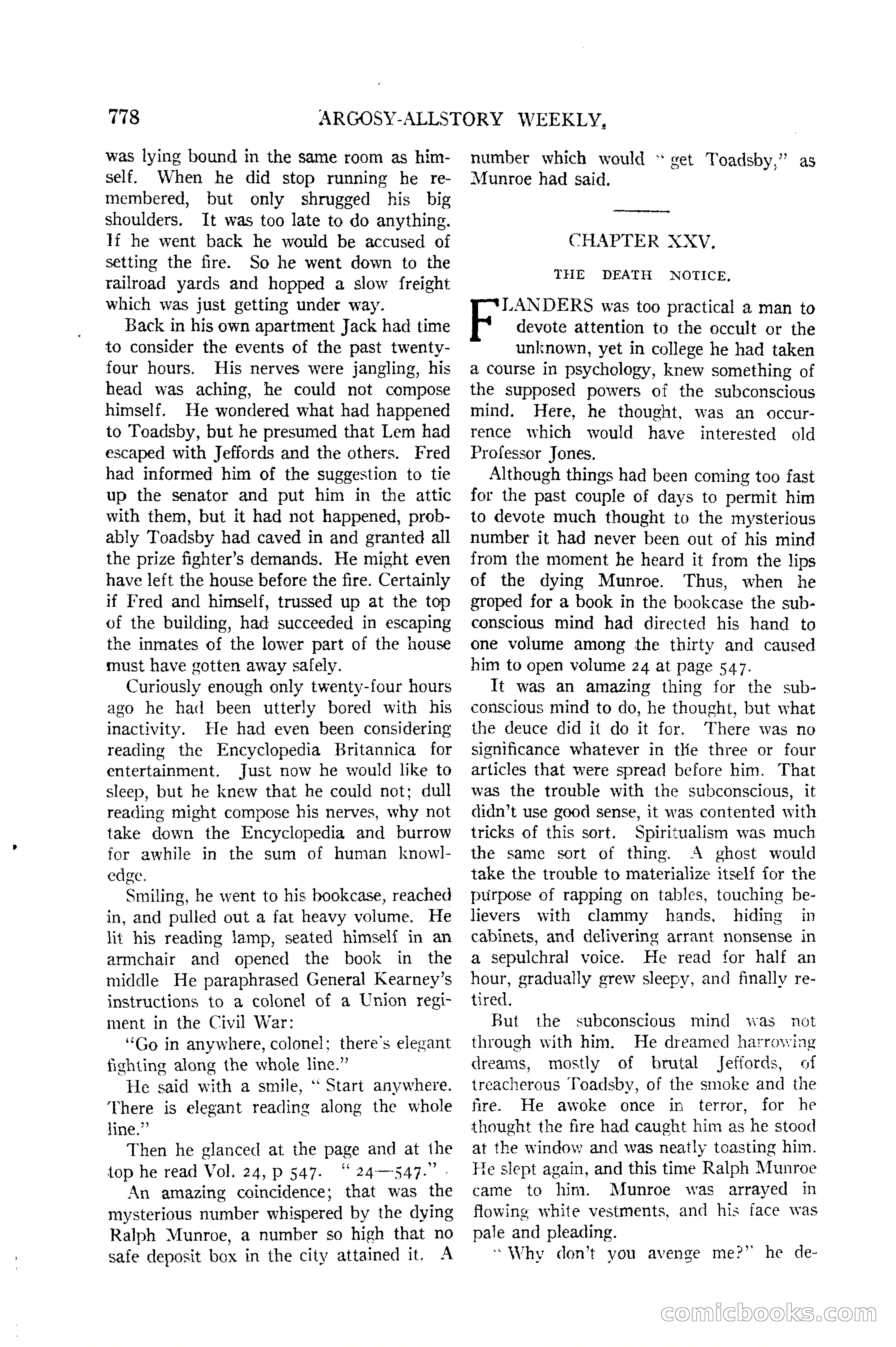 Argosy All-Story Weekly — page 146 of 170