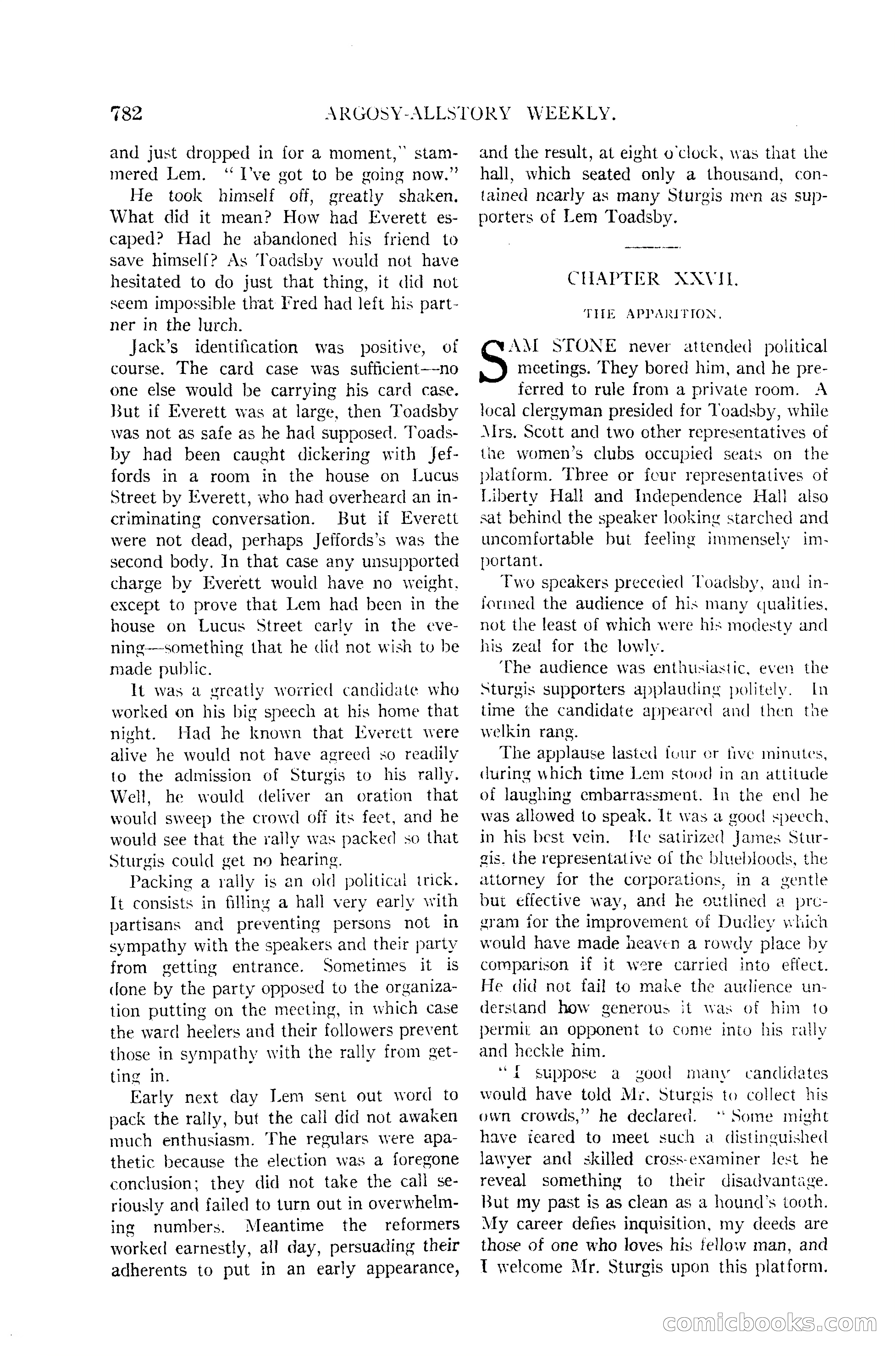 Argosy All-Story Weekly — page 150 of 170