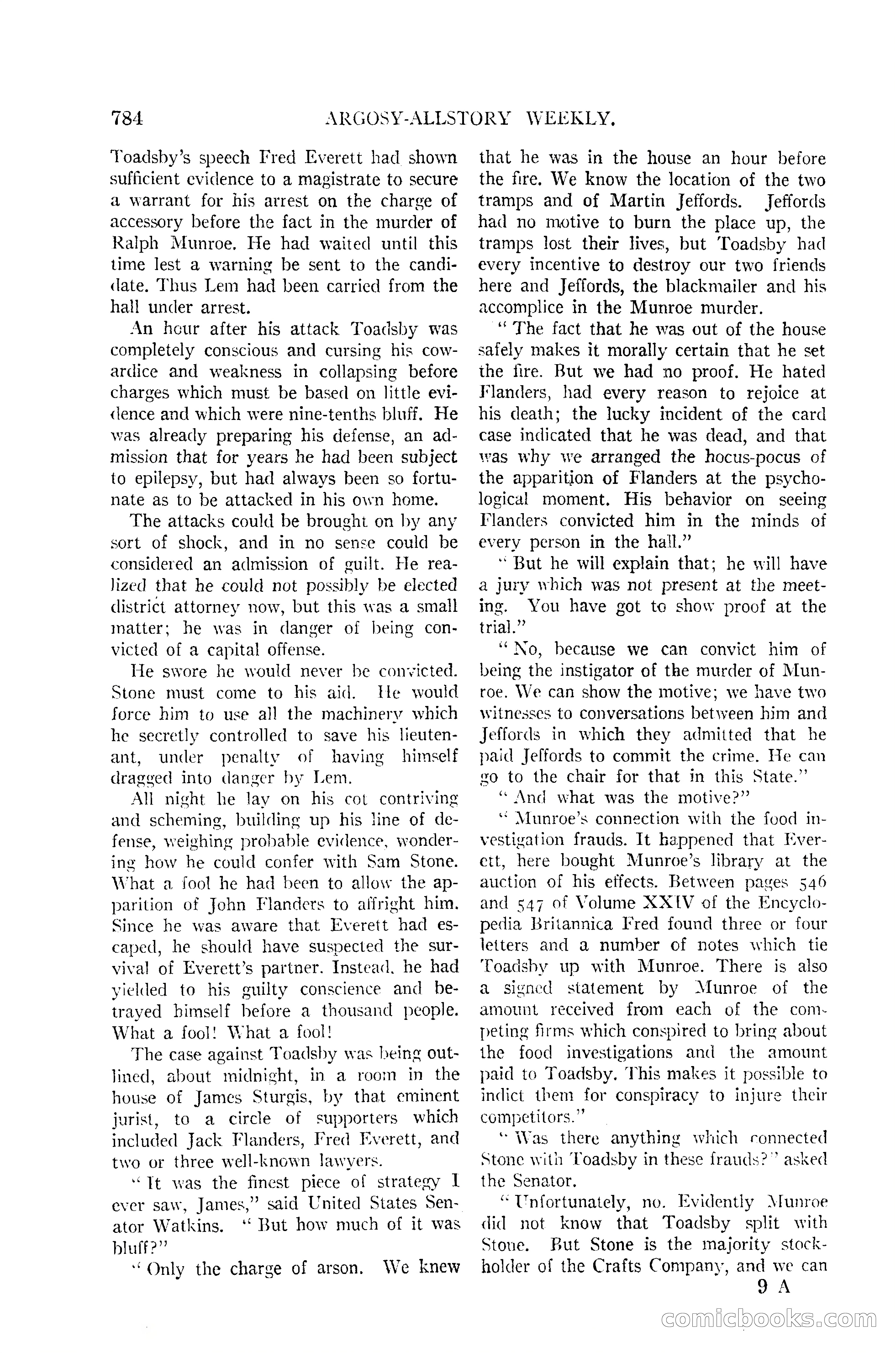 Argosy All-Story Weekly — page 152 of 170