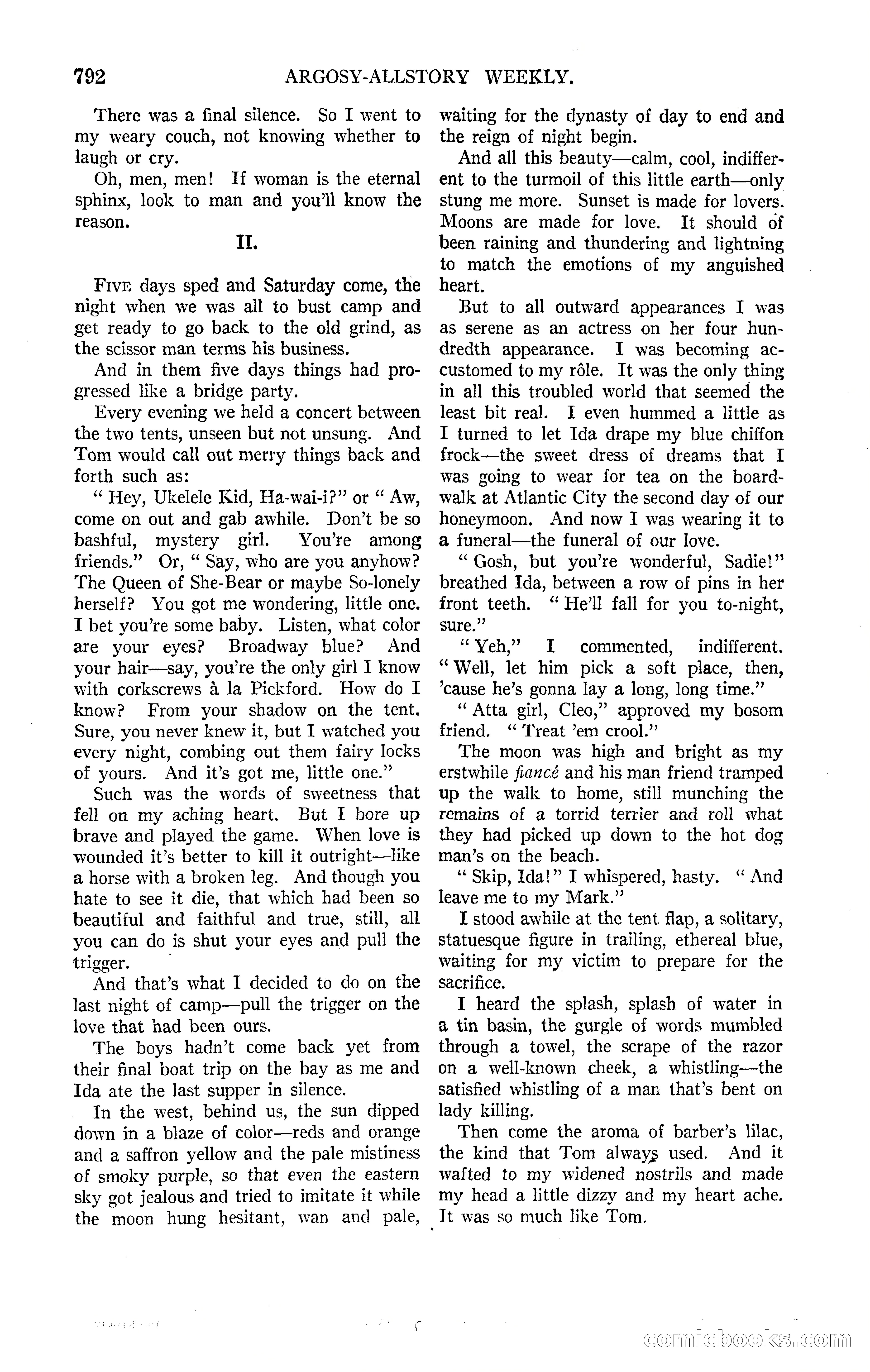 Argosy All-Story Weekly — page 160 of 170