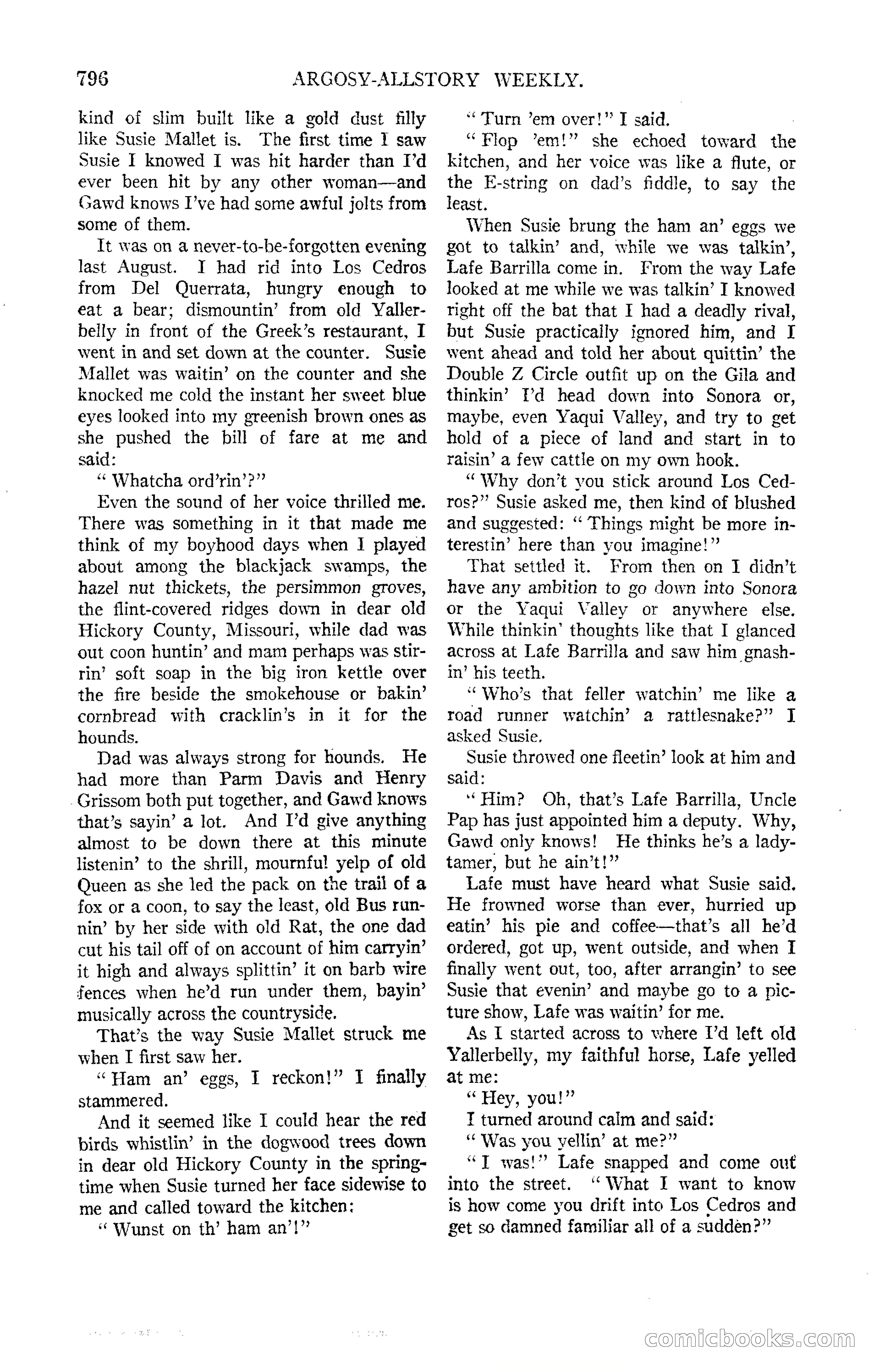 Argosy All-Story Weekly — page 164 of 170