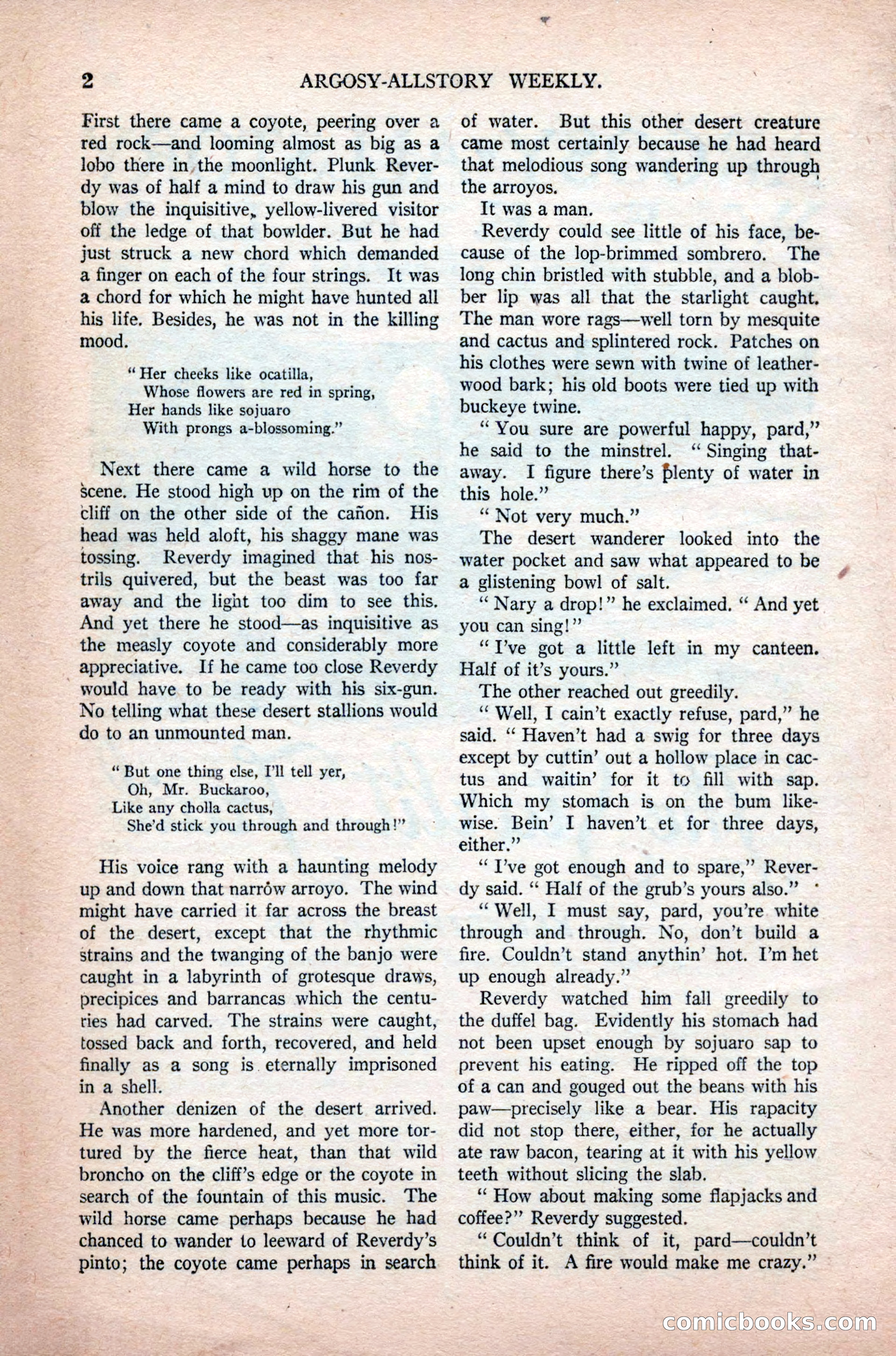 Argosy All-Story Weekly, November 7, 1925 — page 12 of 184