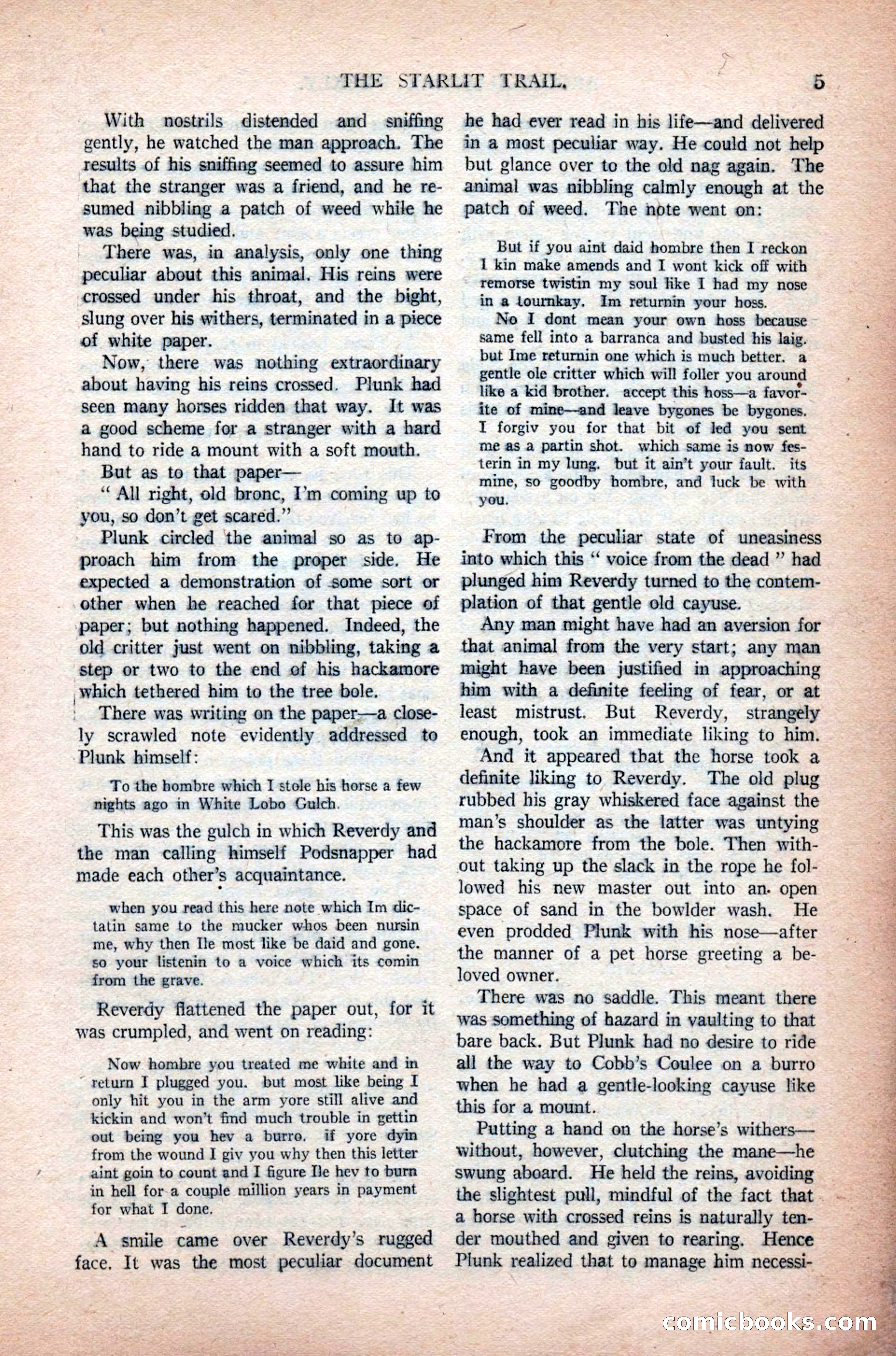 Argosy All-Story Weekly, November 7, 1925 — page 15 of 184