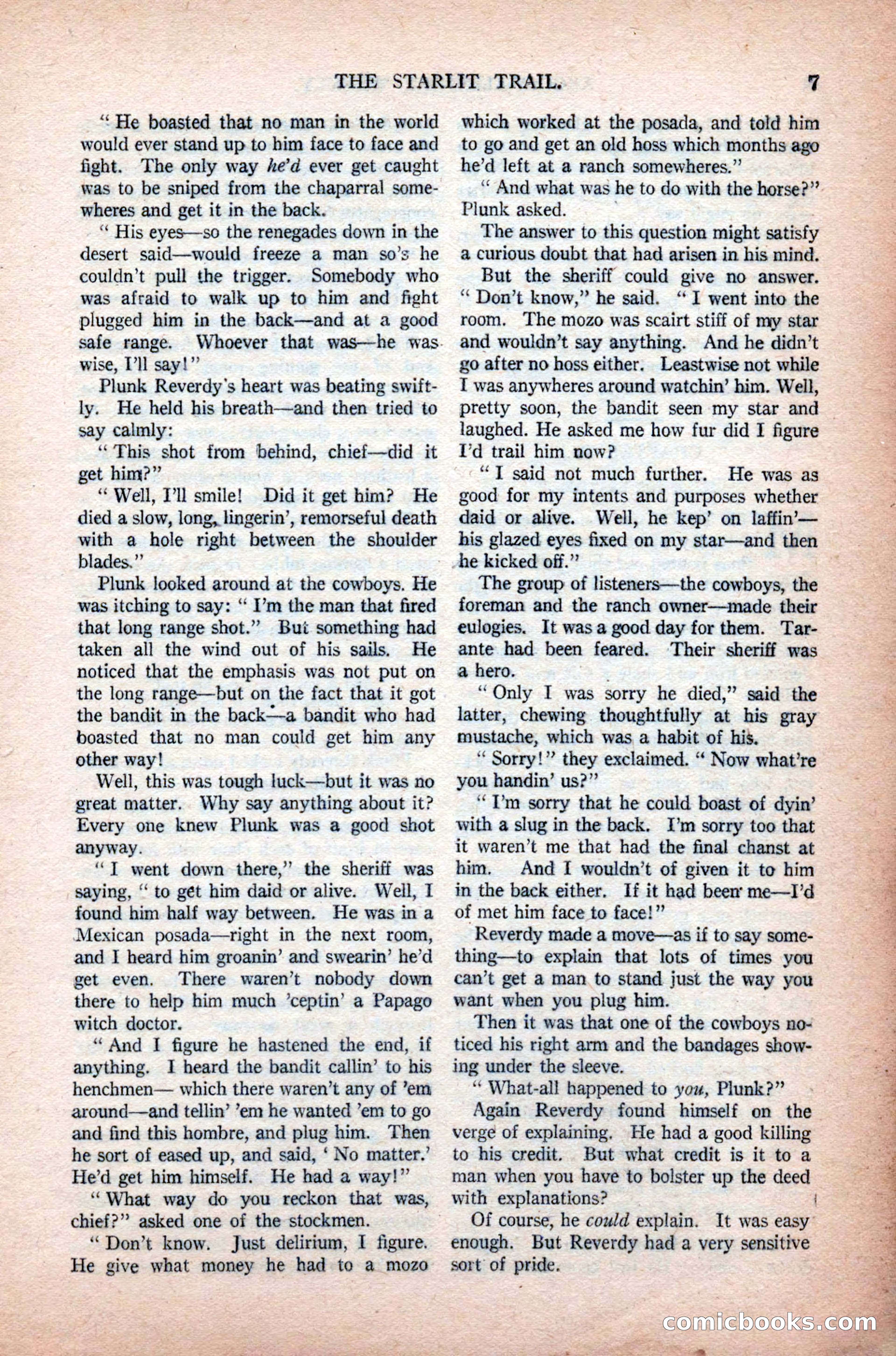Argosy All-Story Weekly, November 7, 1925 — page 17 of 184