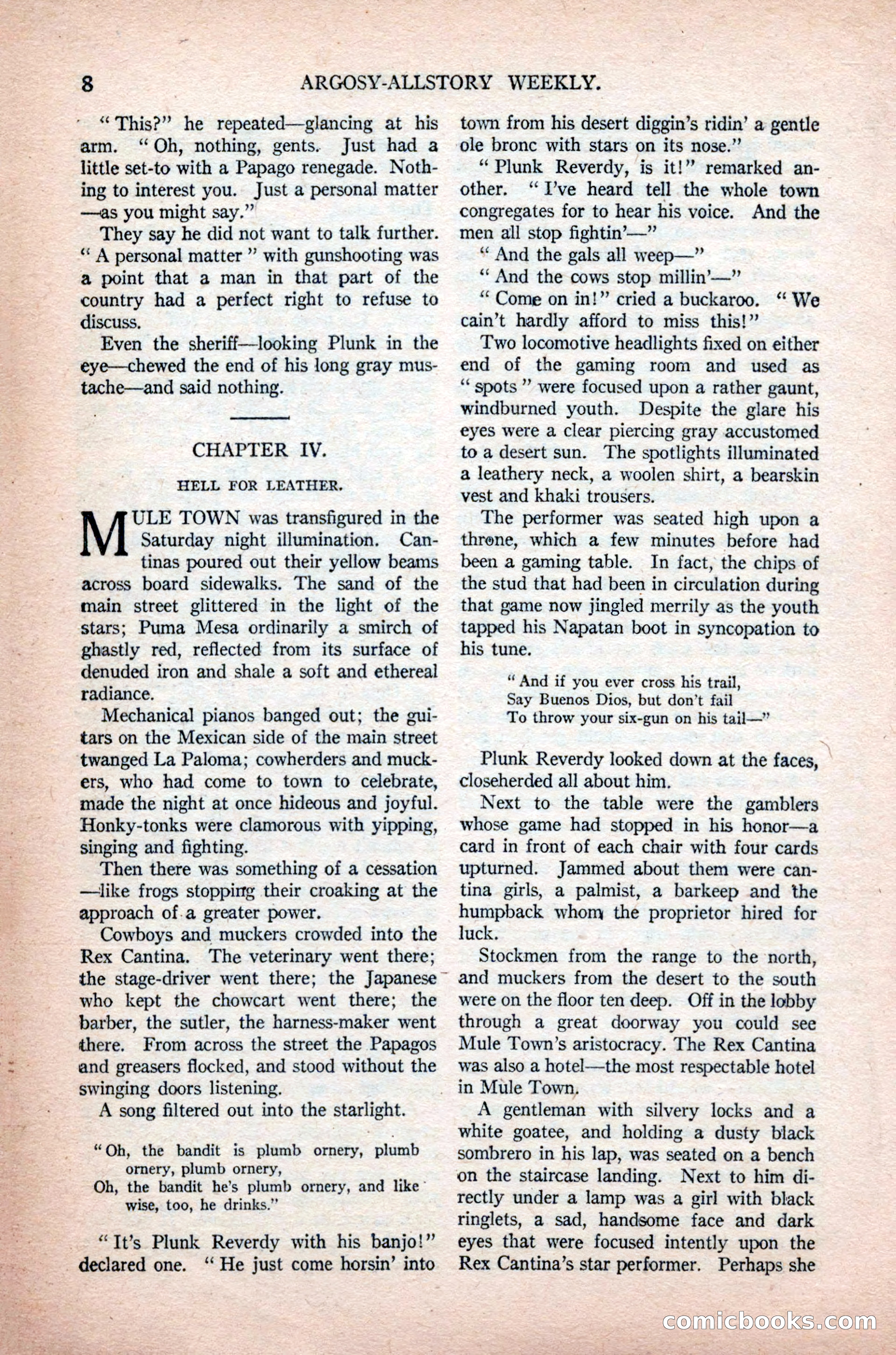 Argosy All-Story Weekly, November 7, 1925 — page 18 of 184