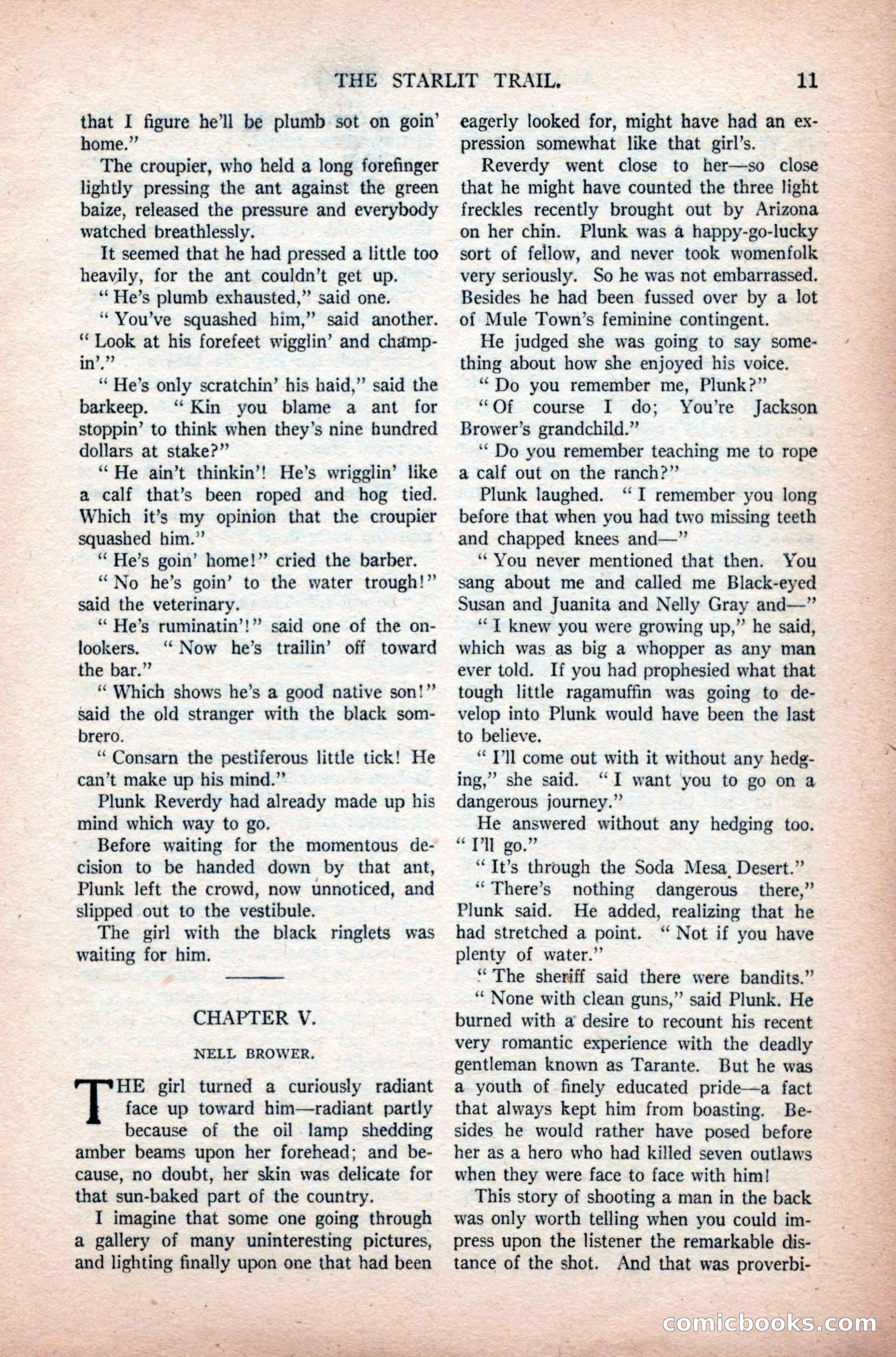Argosy All-Story Weekly, November 7, 1925 — page 21 of 184