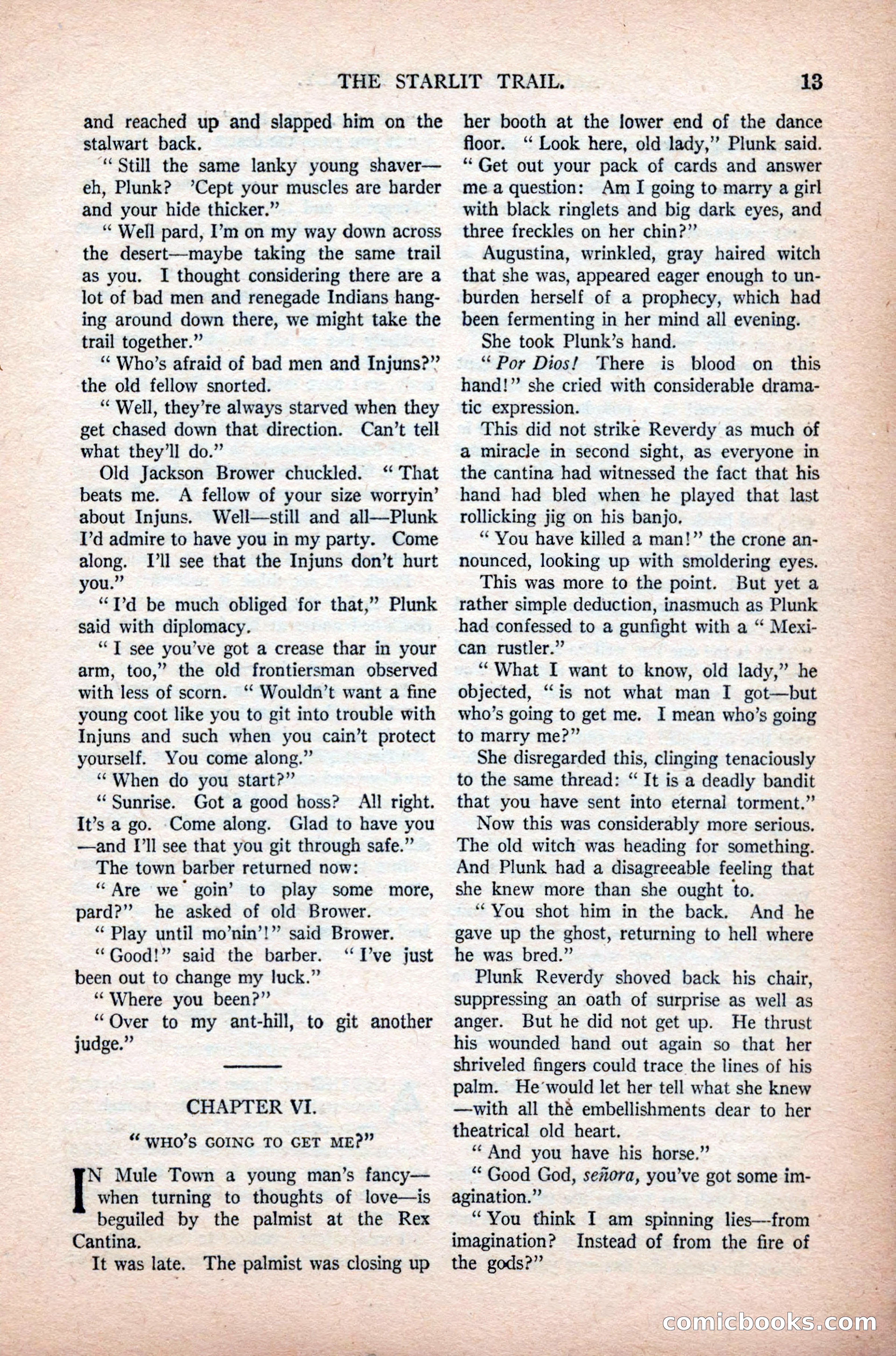 Argosy All-Story Weekly, November 7, 1925 — page 23 of 184
