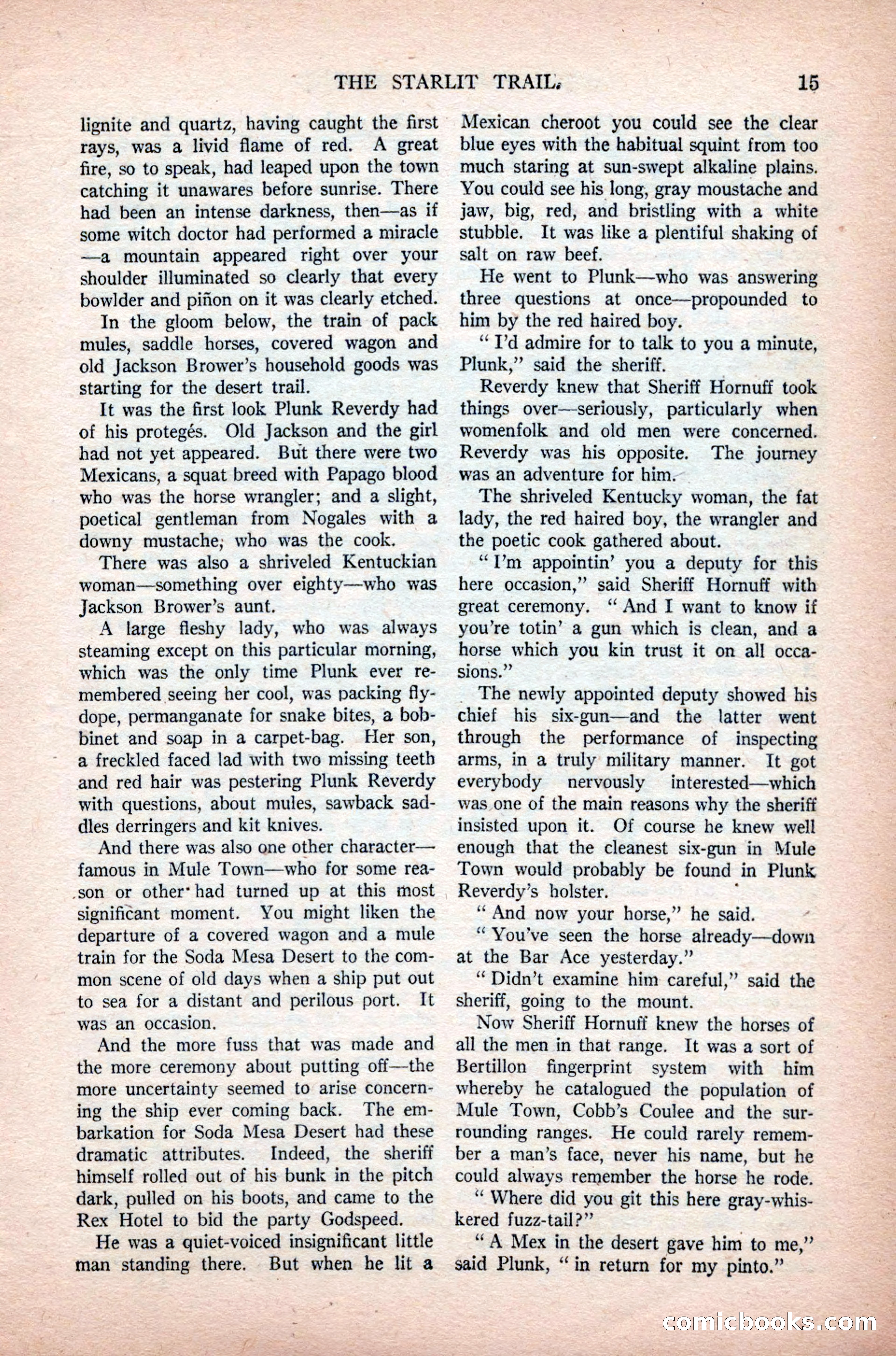 Argosy All-Story Weekly, November 7, 1925 — page 25 of 184