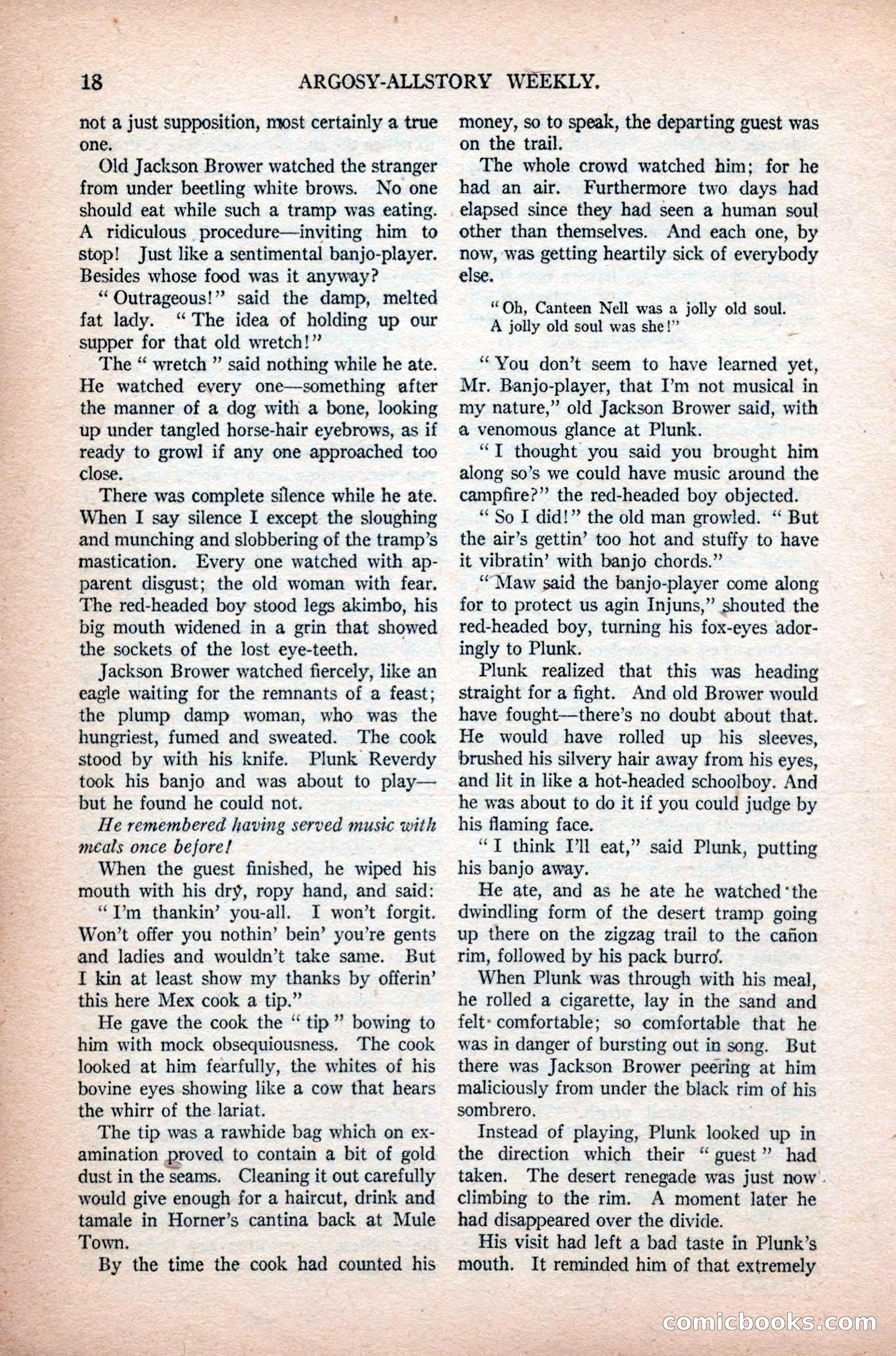Argosy All-Story Weekly, November 7, 1925 — page 28 of 184