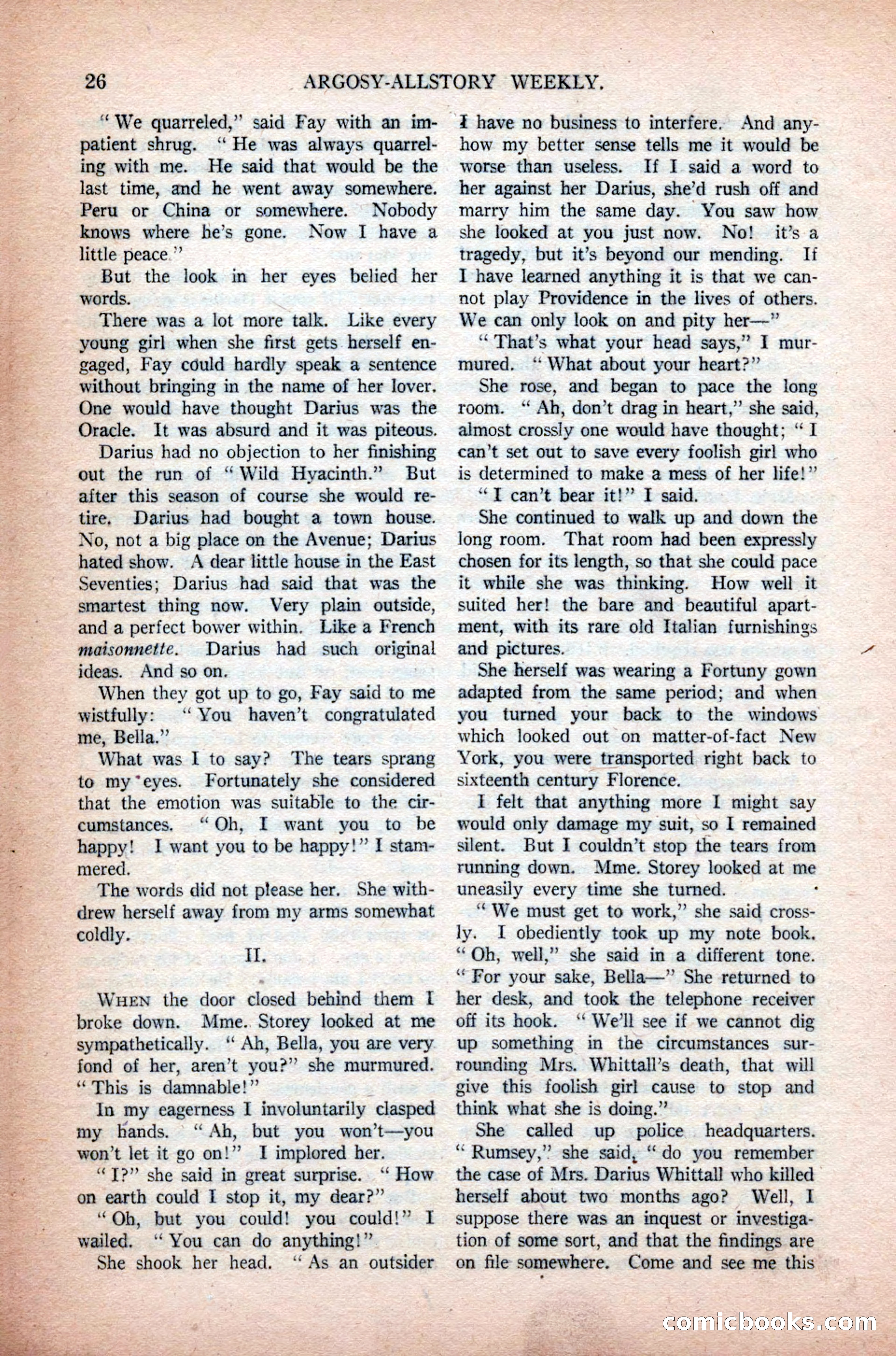 Argosy All-Story Weekly, November 7, 1925 — page 36 of 184