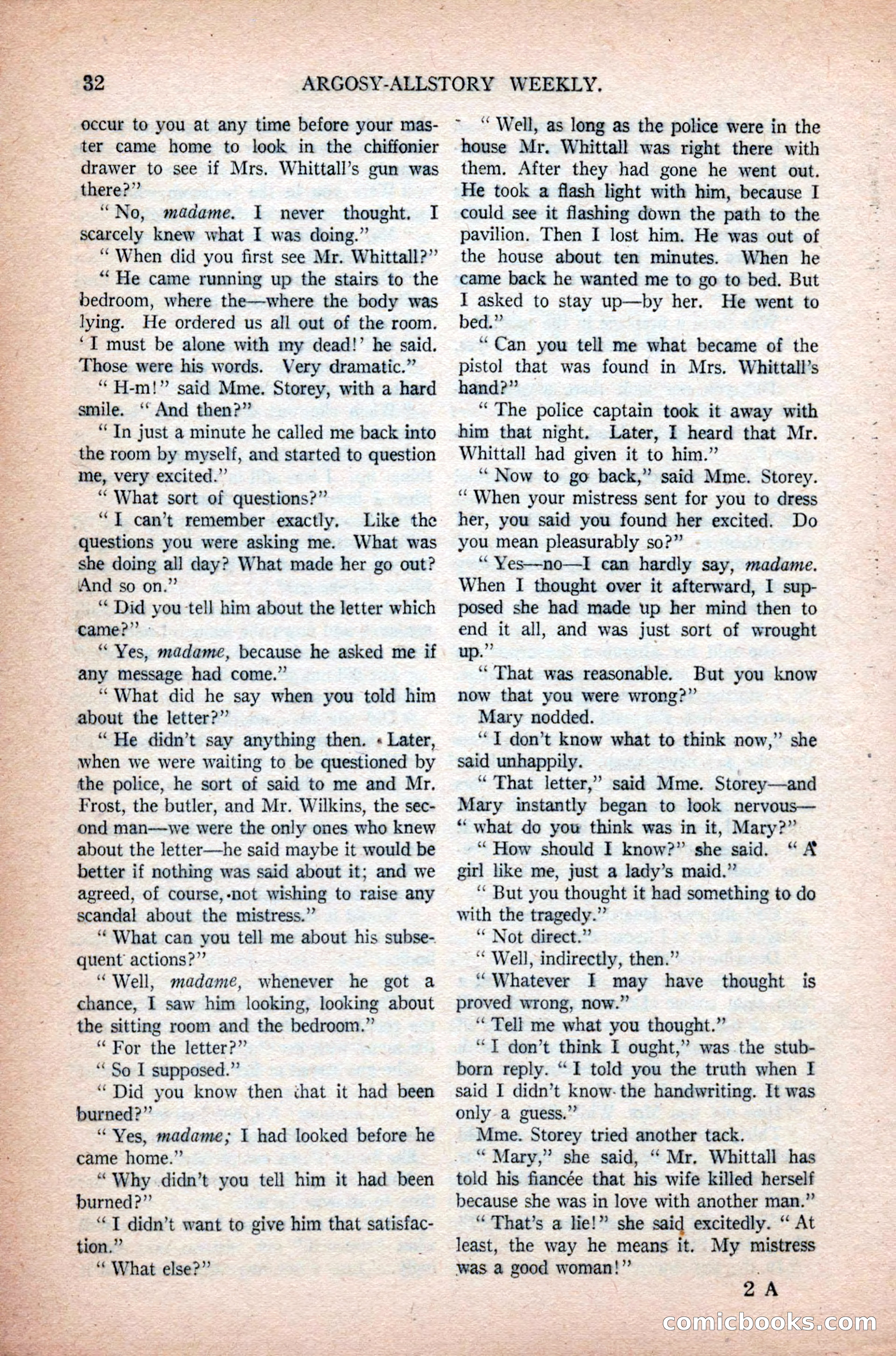 Argosy All-Story Weekly, November 7, 1925 — page 42 of 184