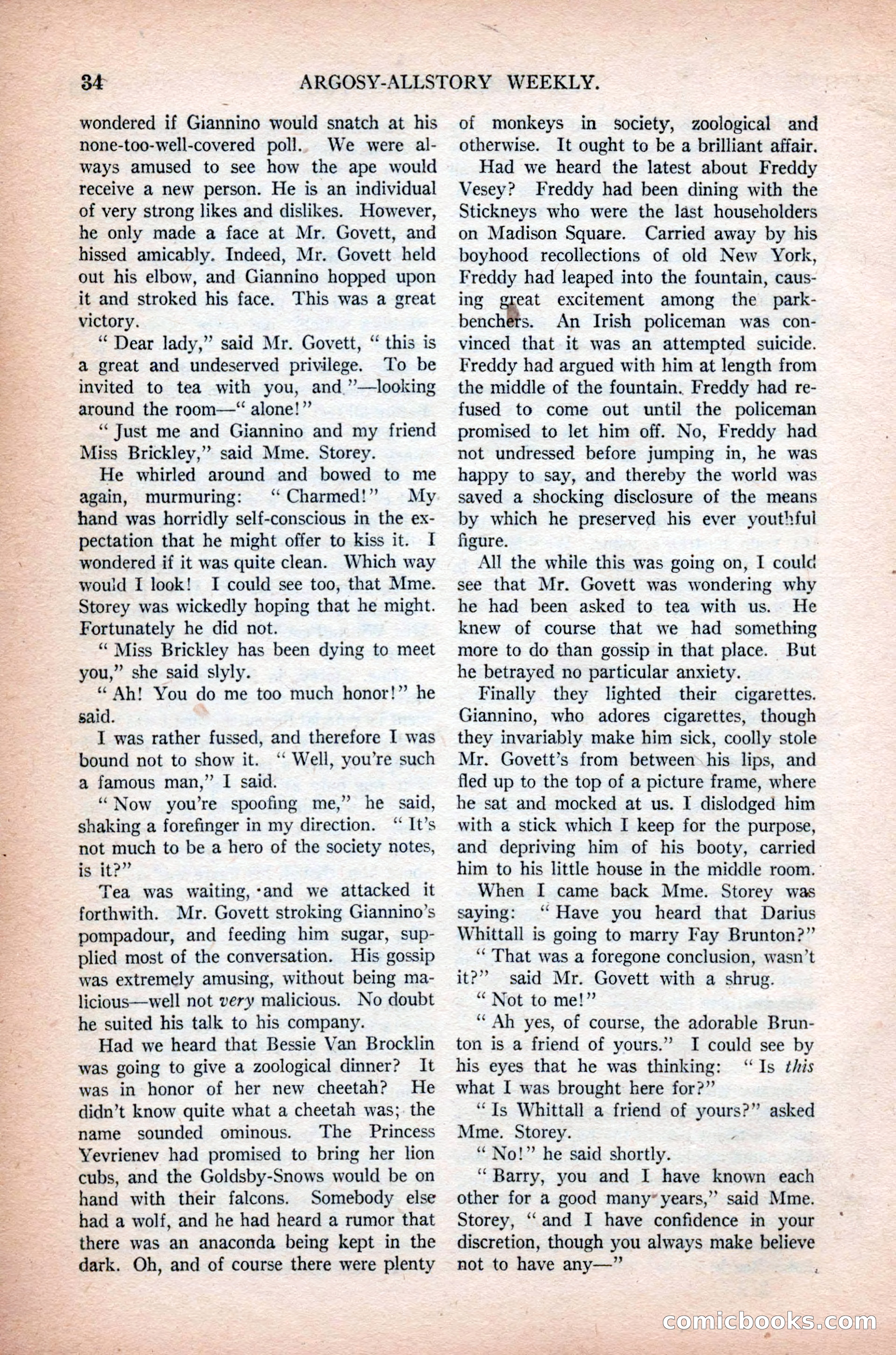 Argosy All-Story Weekly, November 7, 1925 — page 44 of 184