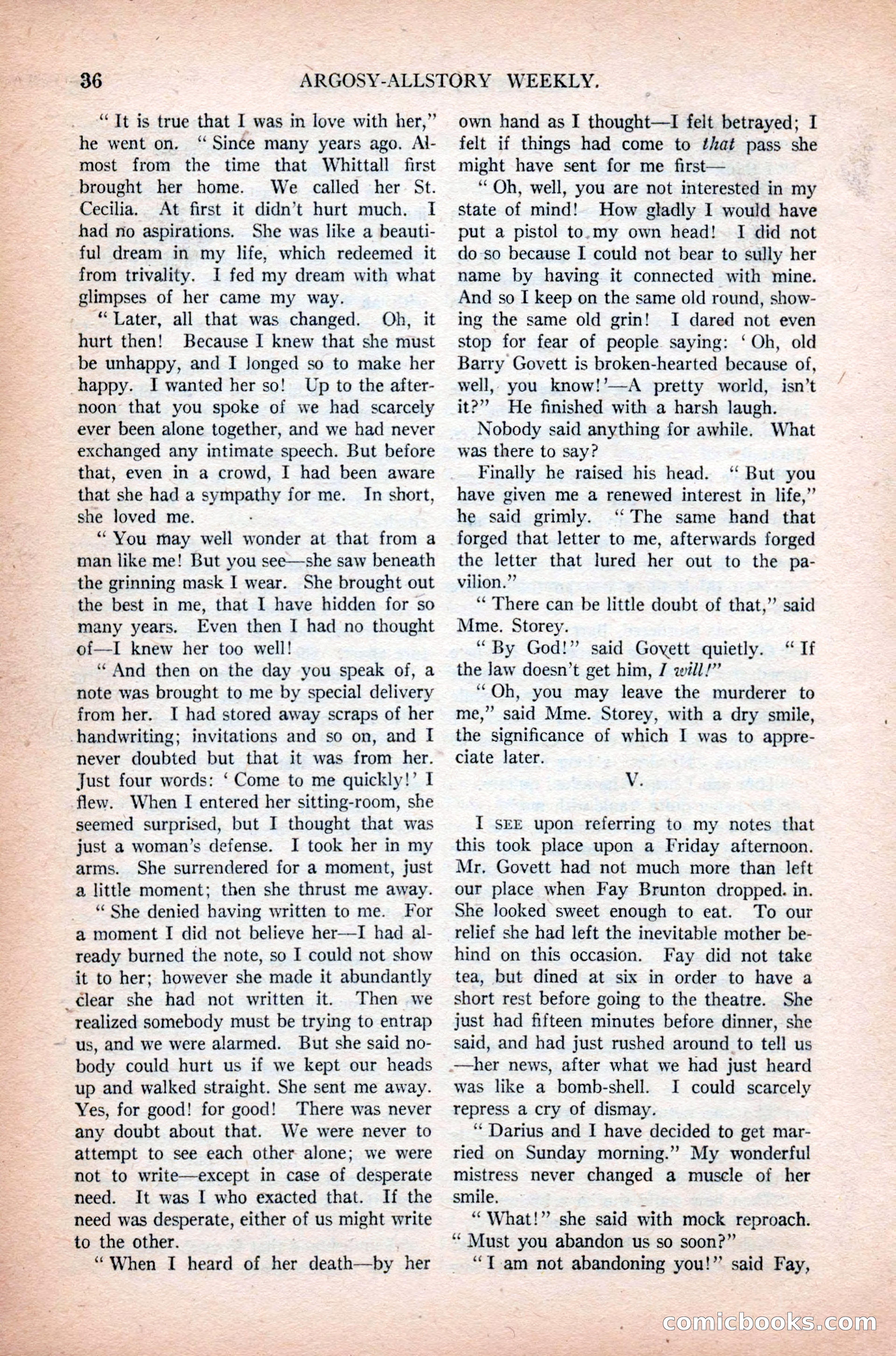 Argosy All-Story Weekly, November 7, 1925 — page 46 of 184