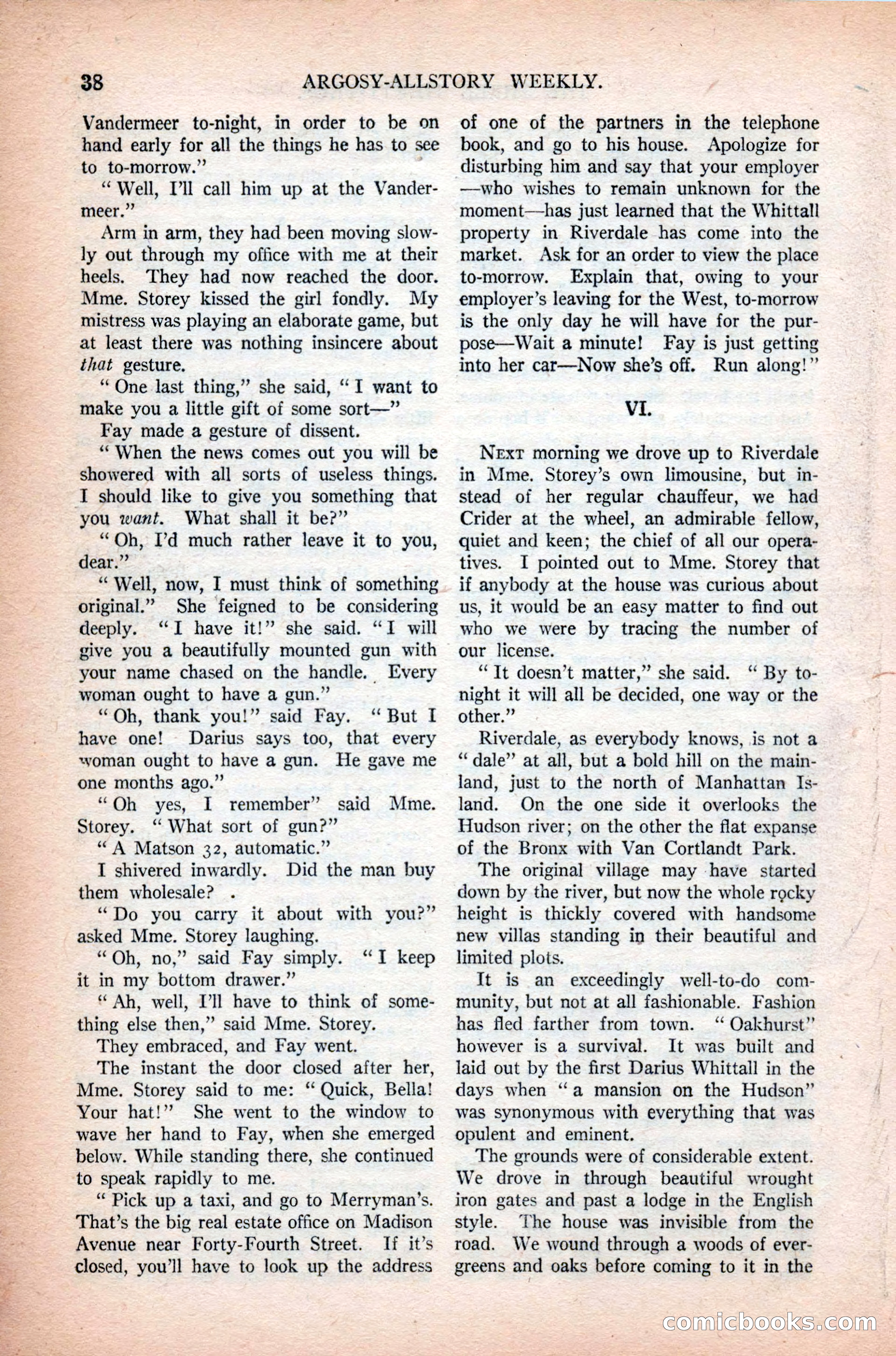Argosy All-Story Weekly, November 7, 1925 — page 48 of 184