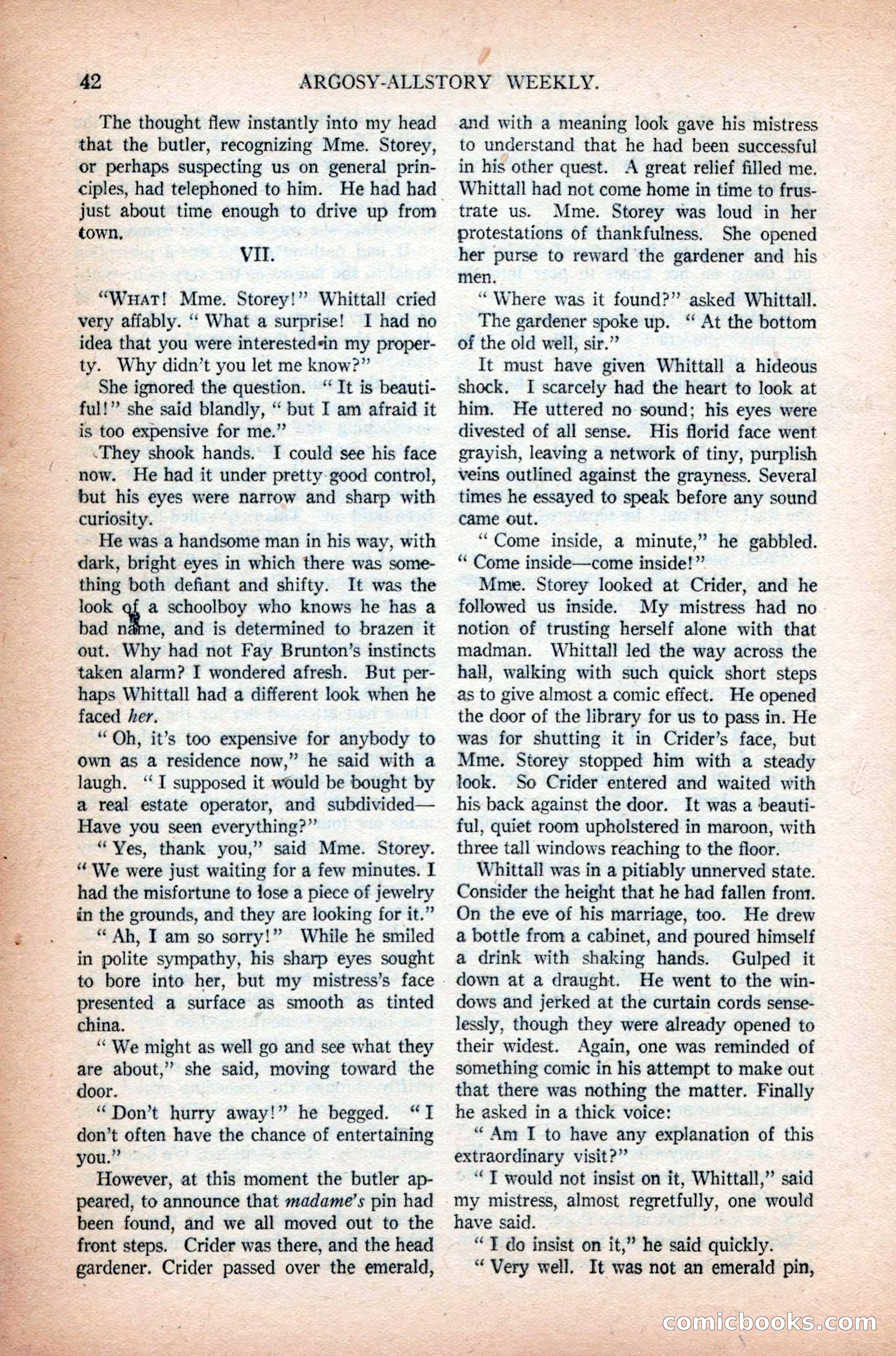 Argosy All-Story Weekly, November 7, 1925 — page 52 of 184