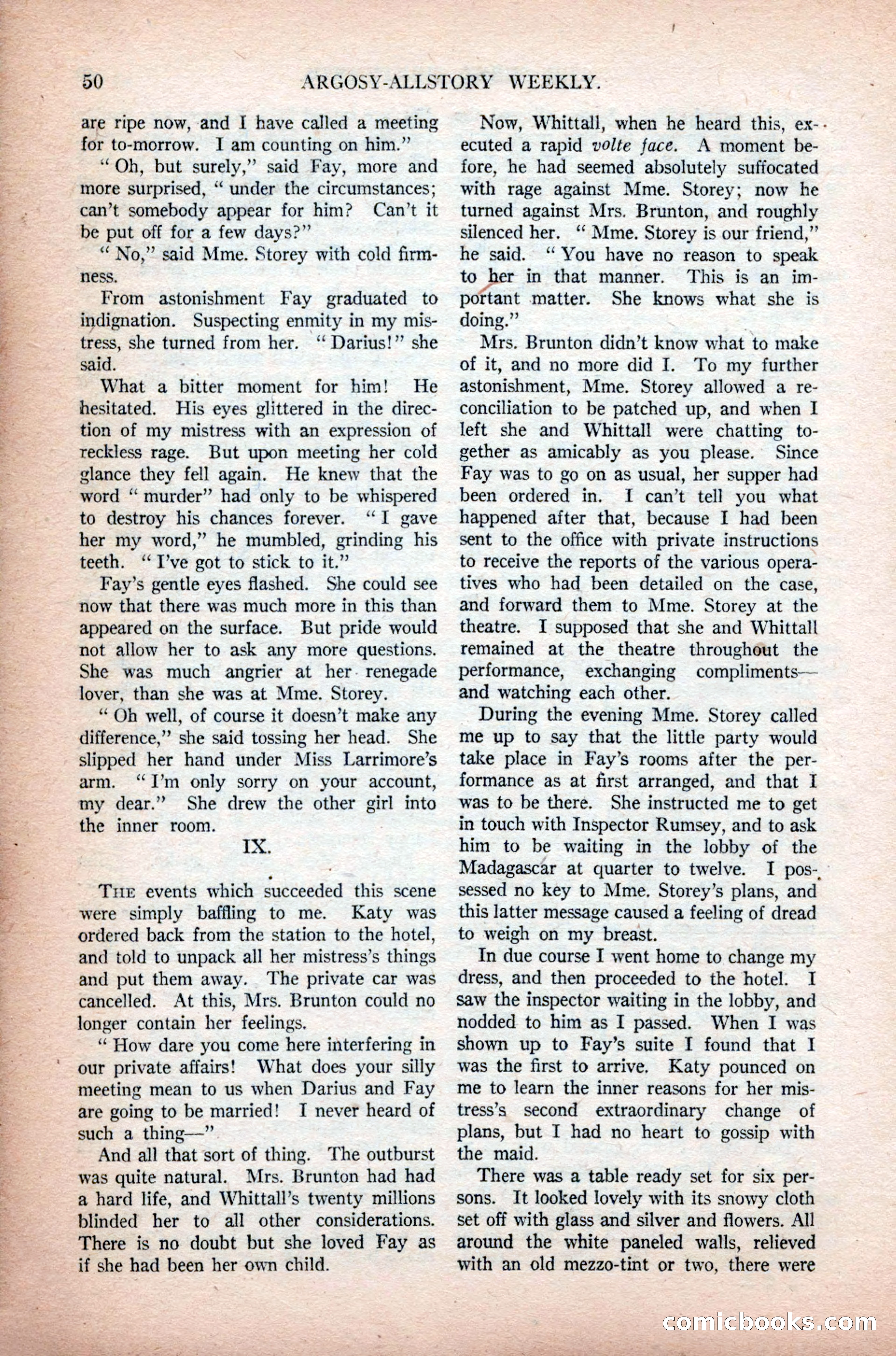Argosy All-Story Weekly, November 7, 1925 — page 60 of 184