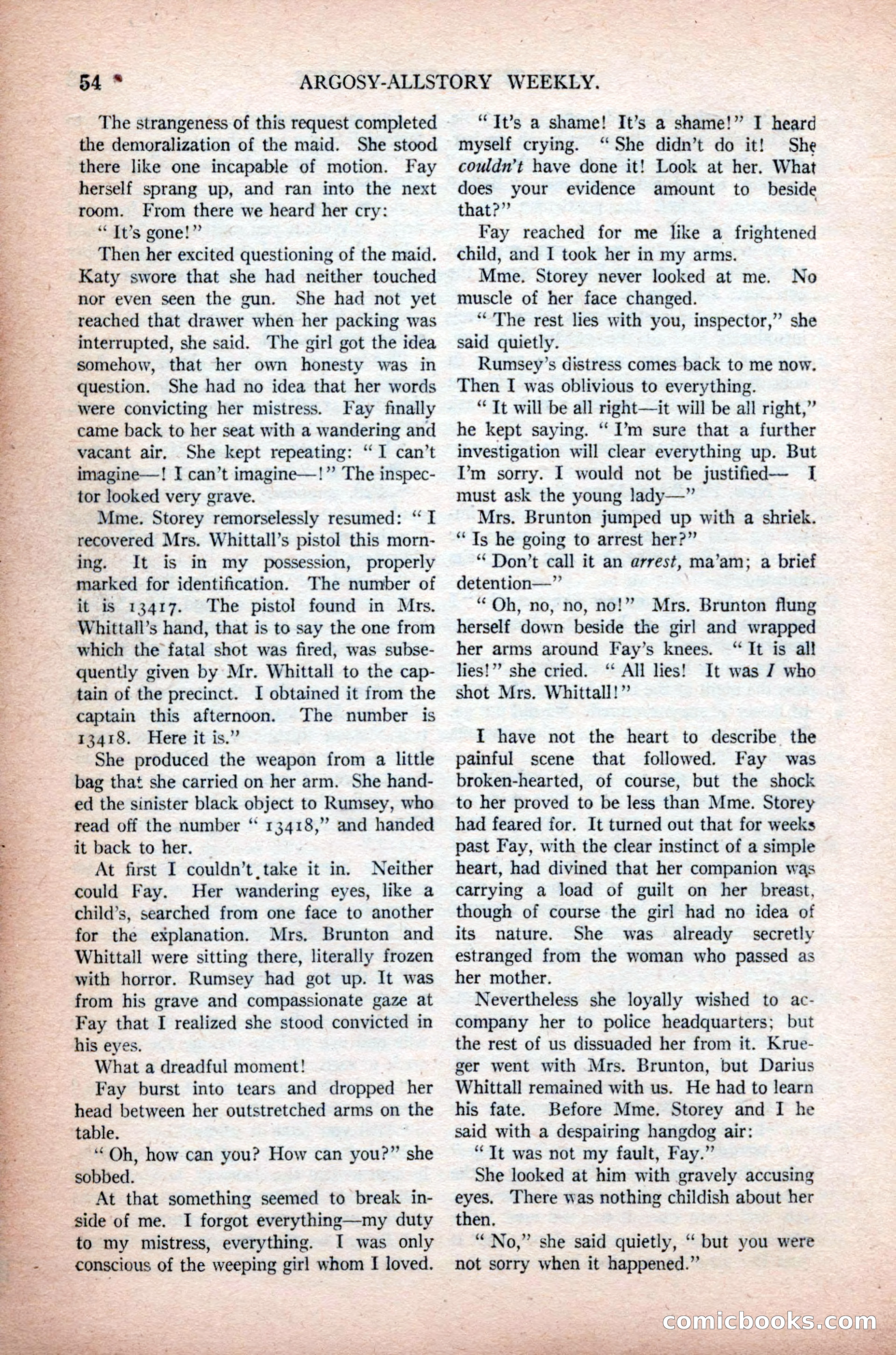 Argosy All-Story Weekly, November 7, 1925 — page 64 of 184