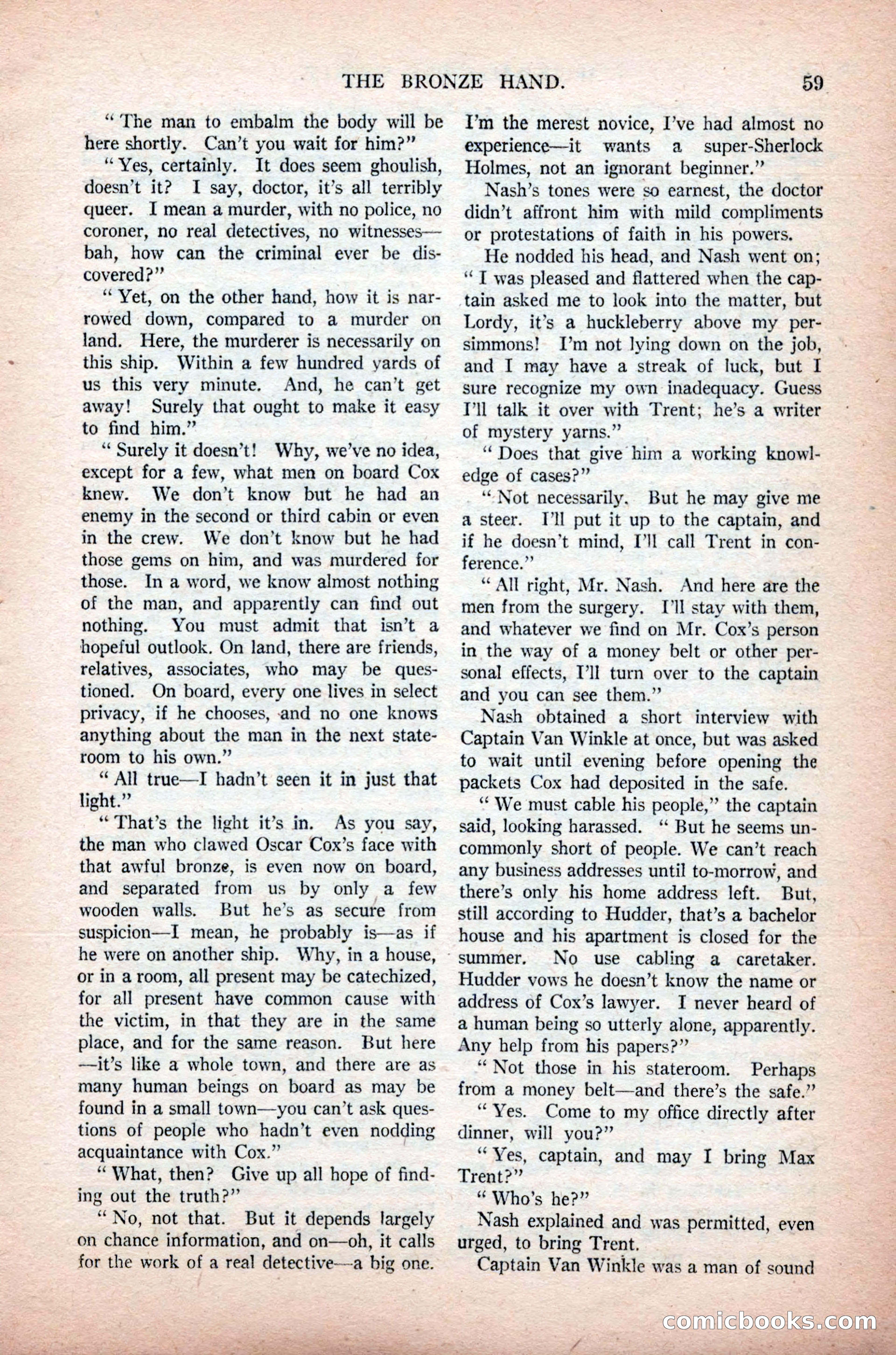 Argosy All-Story Weekly, November 7, 1925 — page 69 of 184