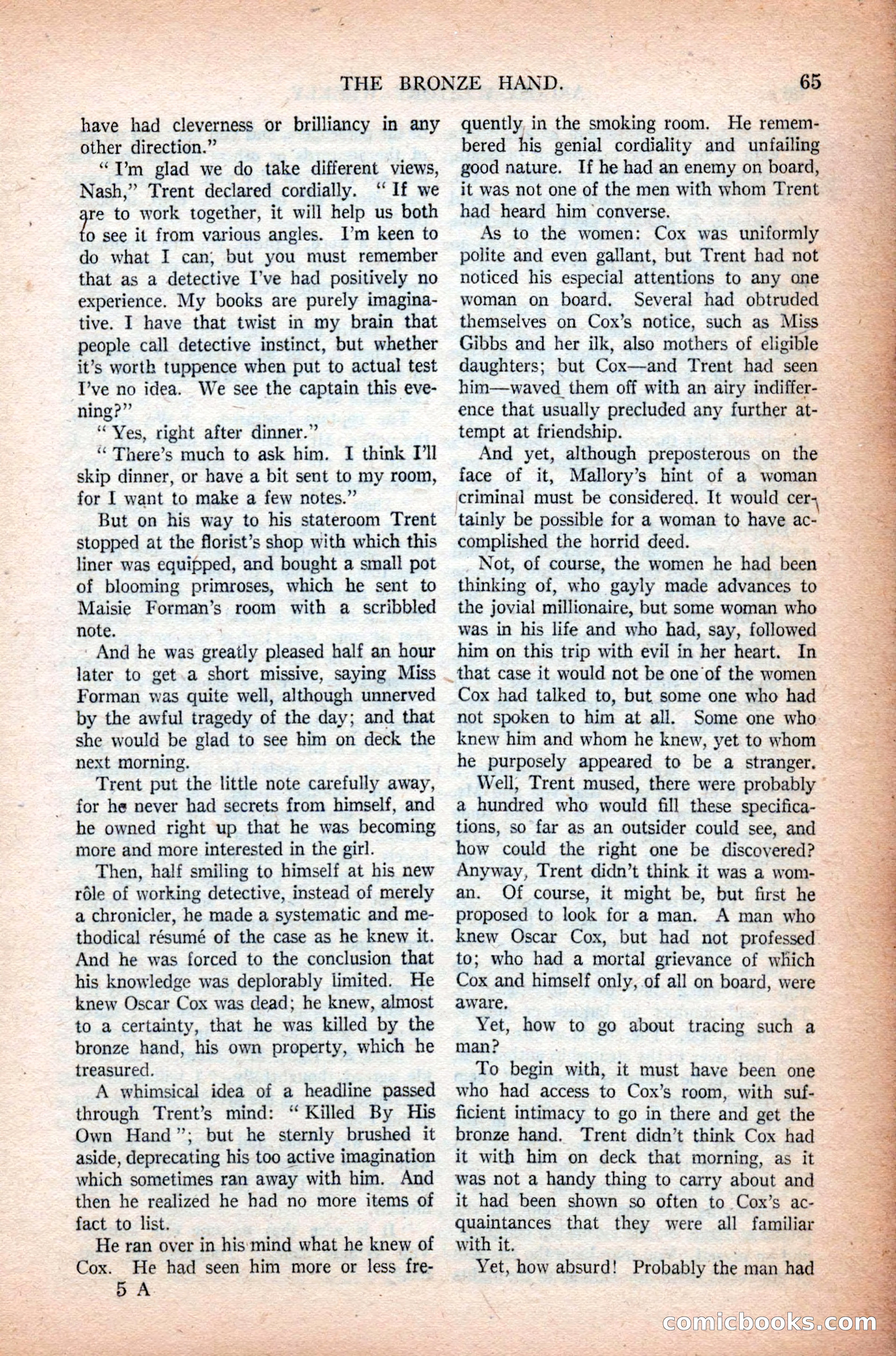 Argosy All-Story Weekly, November 7, 1925 — page 75 of 184