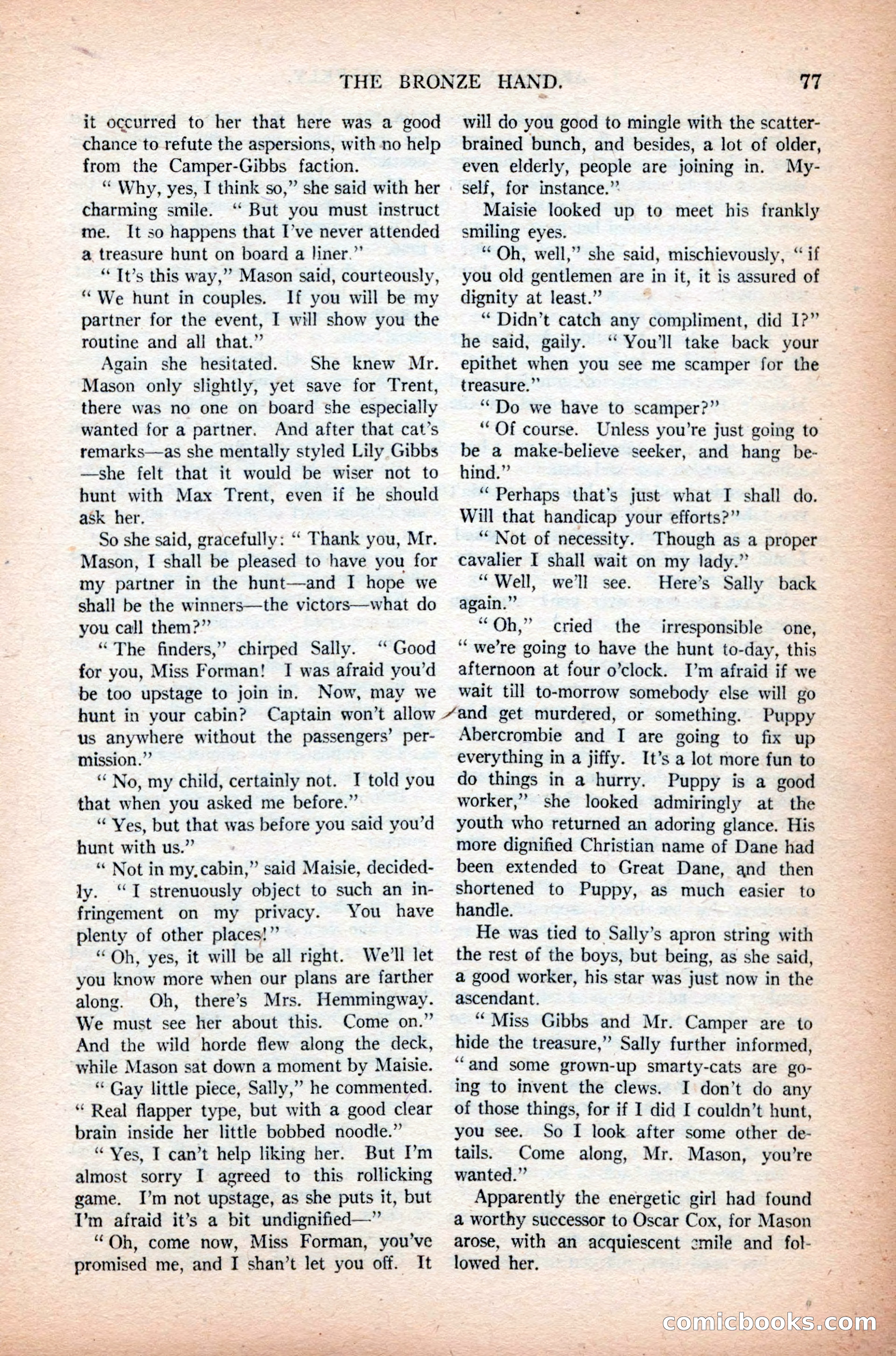 Argosy All-Story Weekly, November 7, 1925 — page 87 of 184