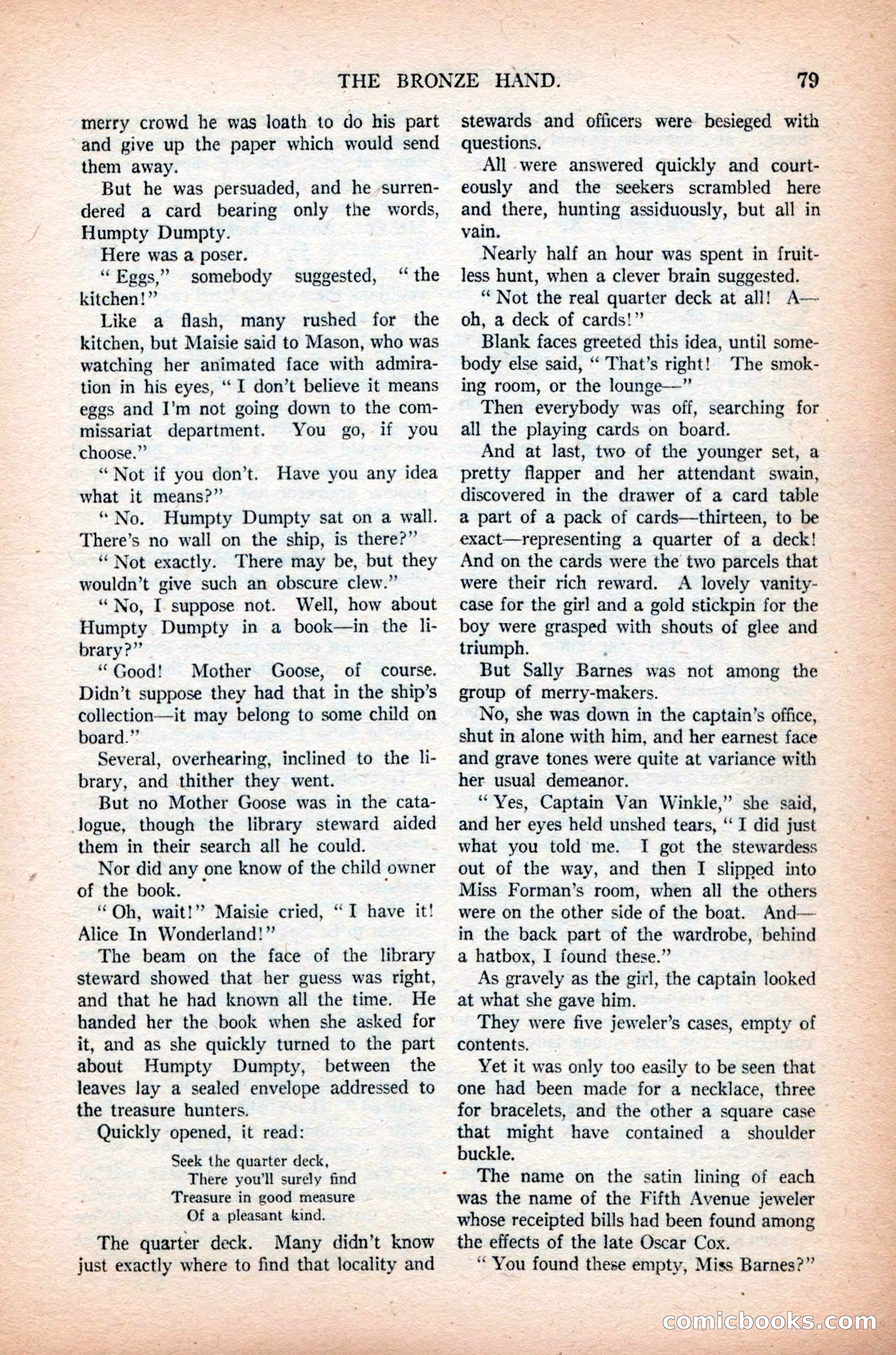 Argosy All-Story Weekly, November 7, 1925 — page 89 of 184