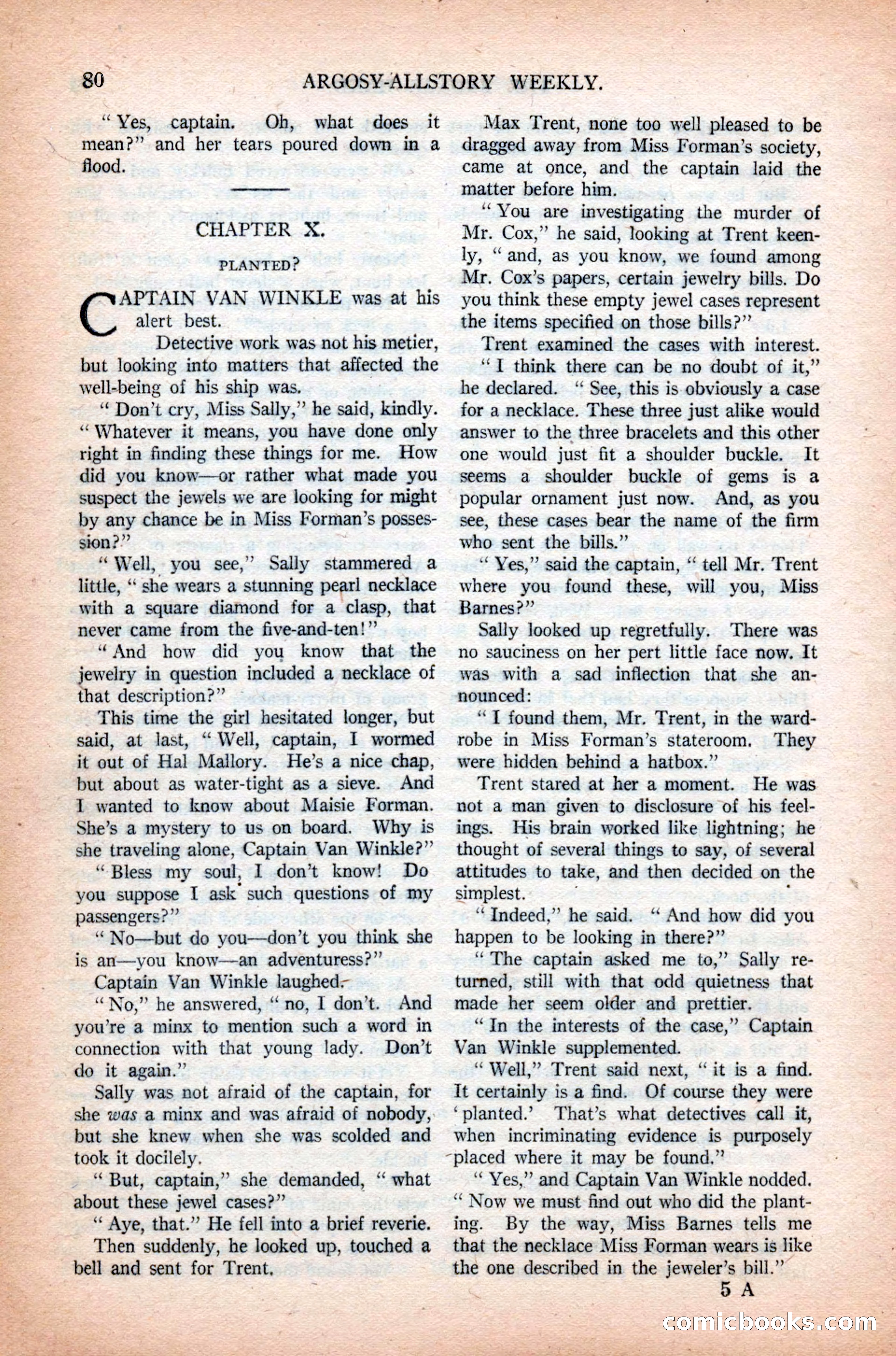 Argosy All-Story Weekly, November 7, 1925 — page 90 of 184