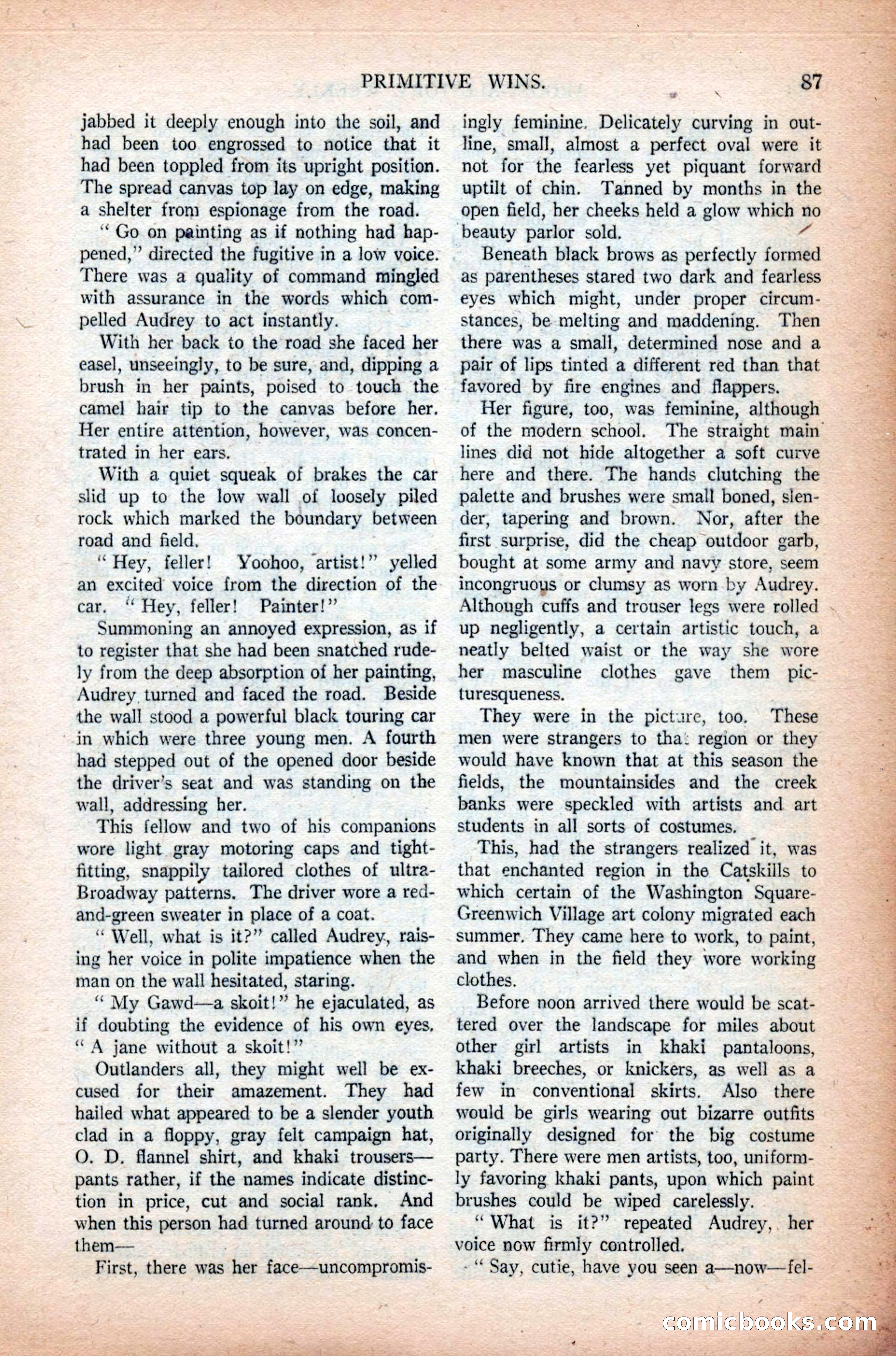 Argosy All-Story Weekly, November 7, 1925 — page 97 of 184