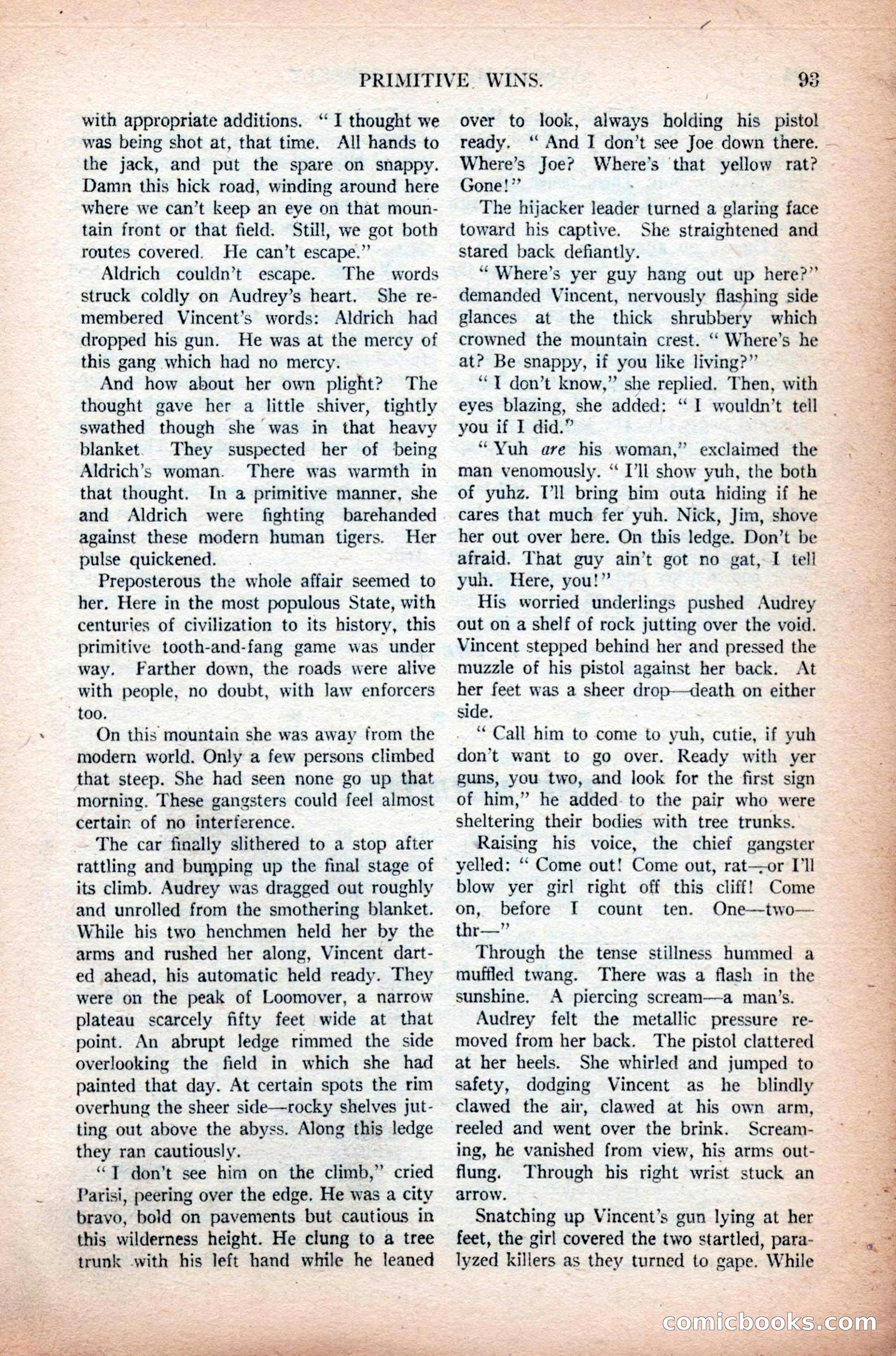 Argosy All-Story Weekly, November 7, 1925 — page 103 of 184