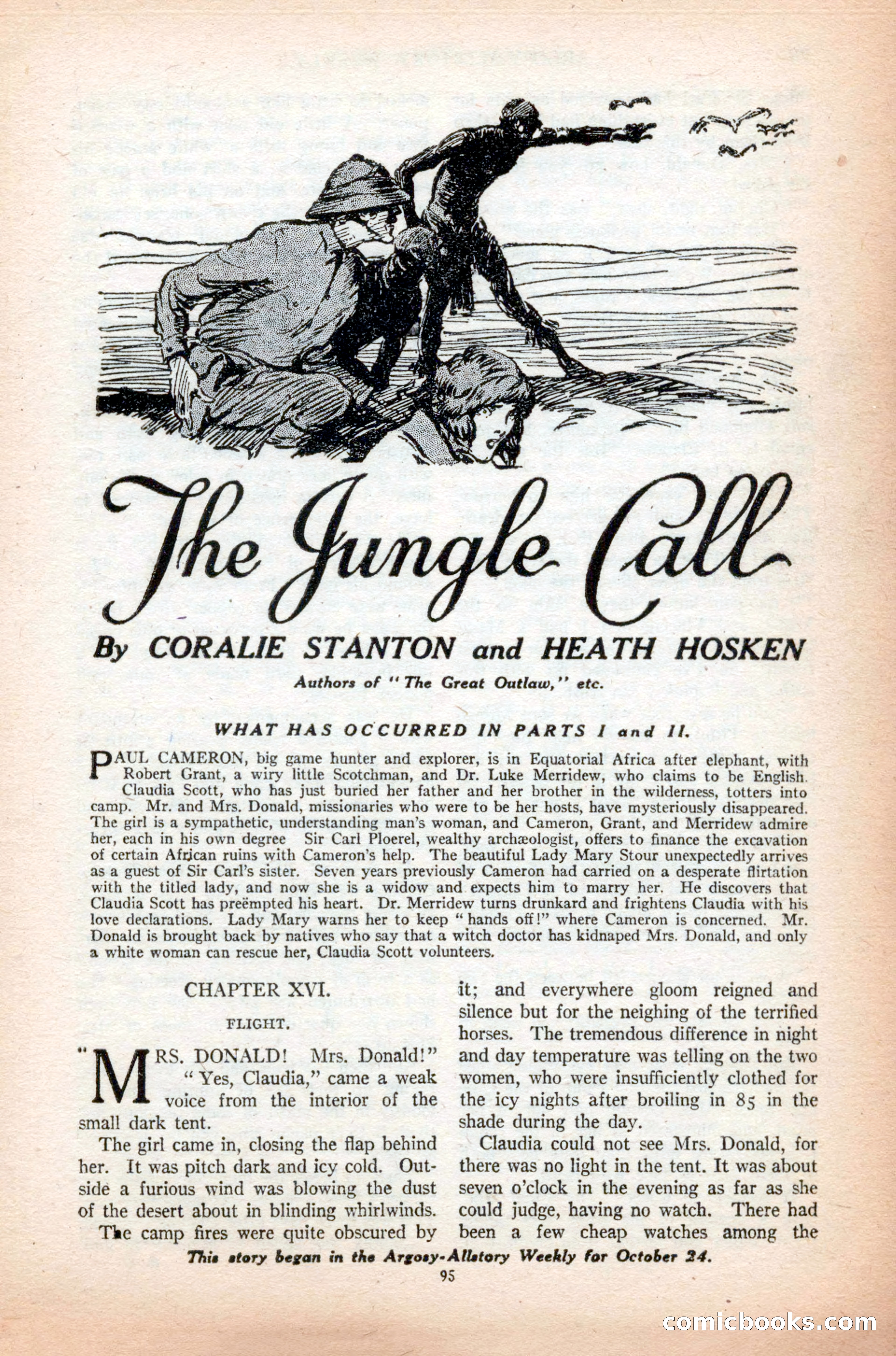 Argosy All-Story Weekly, November 7, 1925 — page 105 of 184
