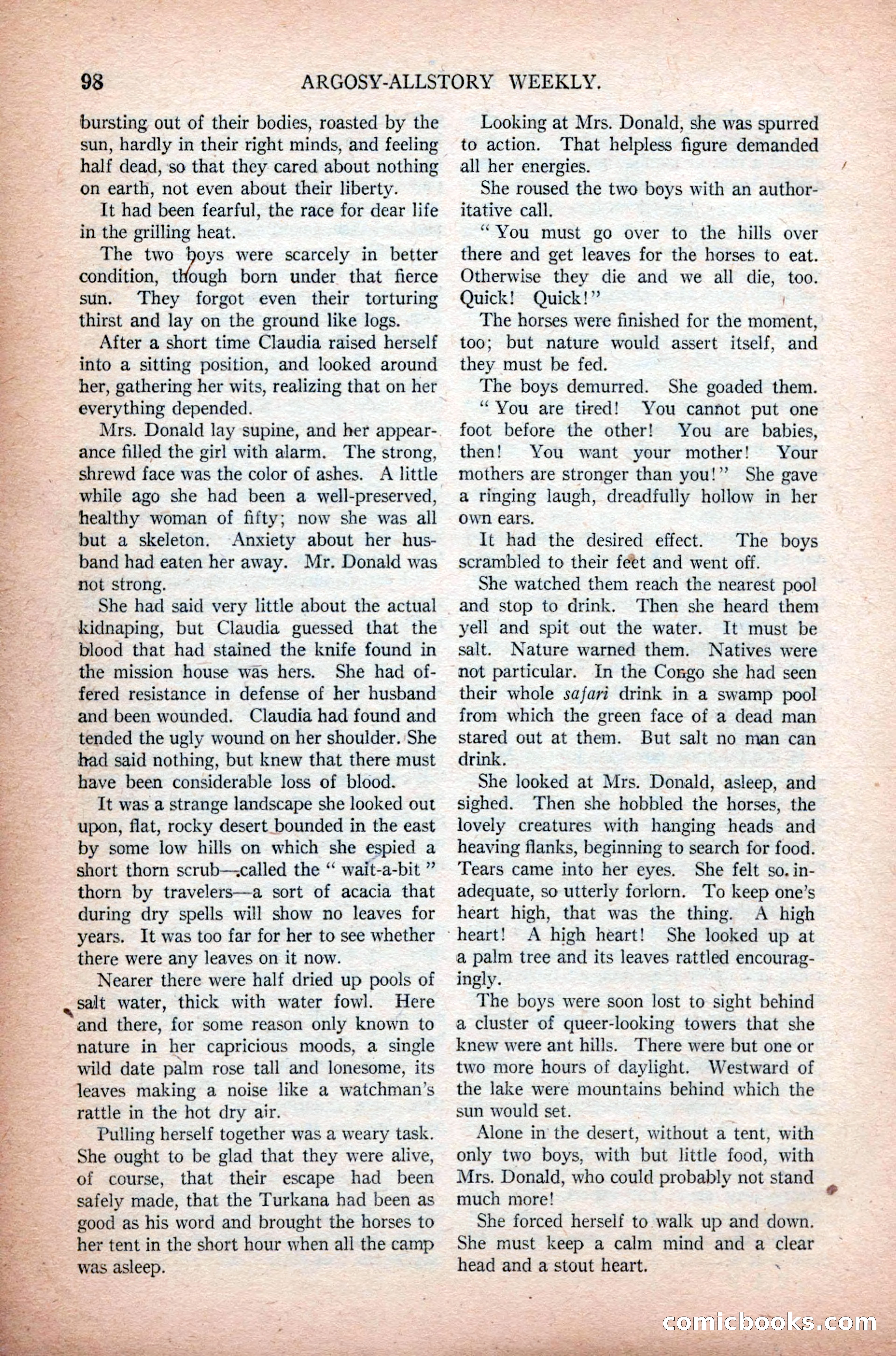 Argosy All-Story Weekly, November 7, 1925 — page 108 of 184