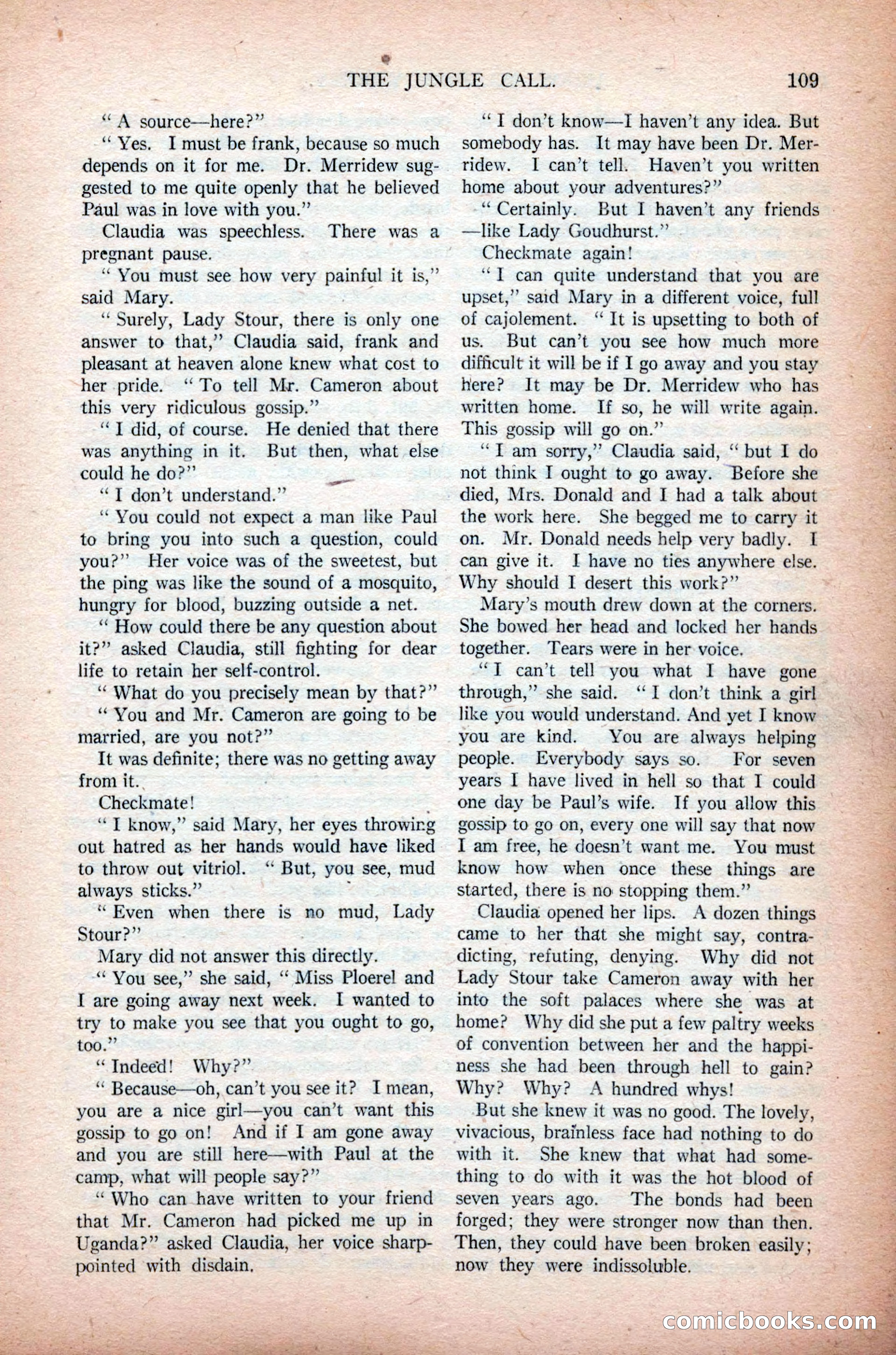 Argosy All-Story Weekly, November 7, 1925 — page 119 of 184
