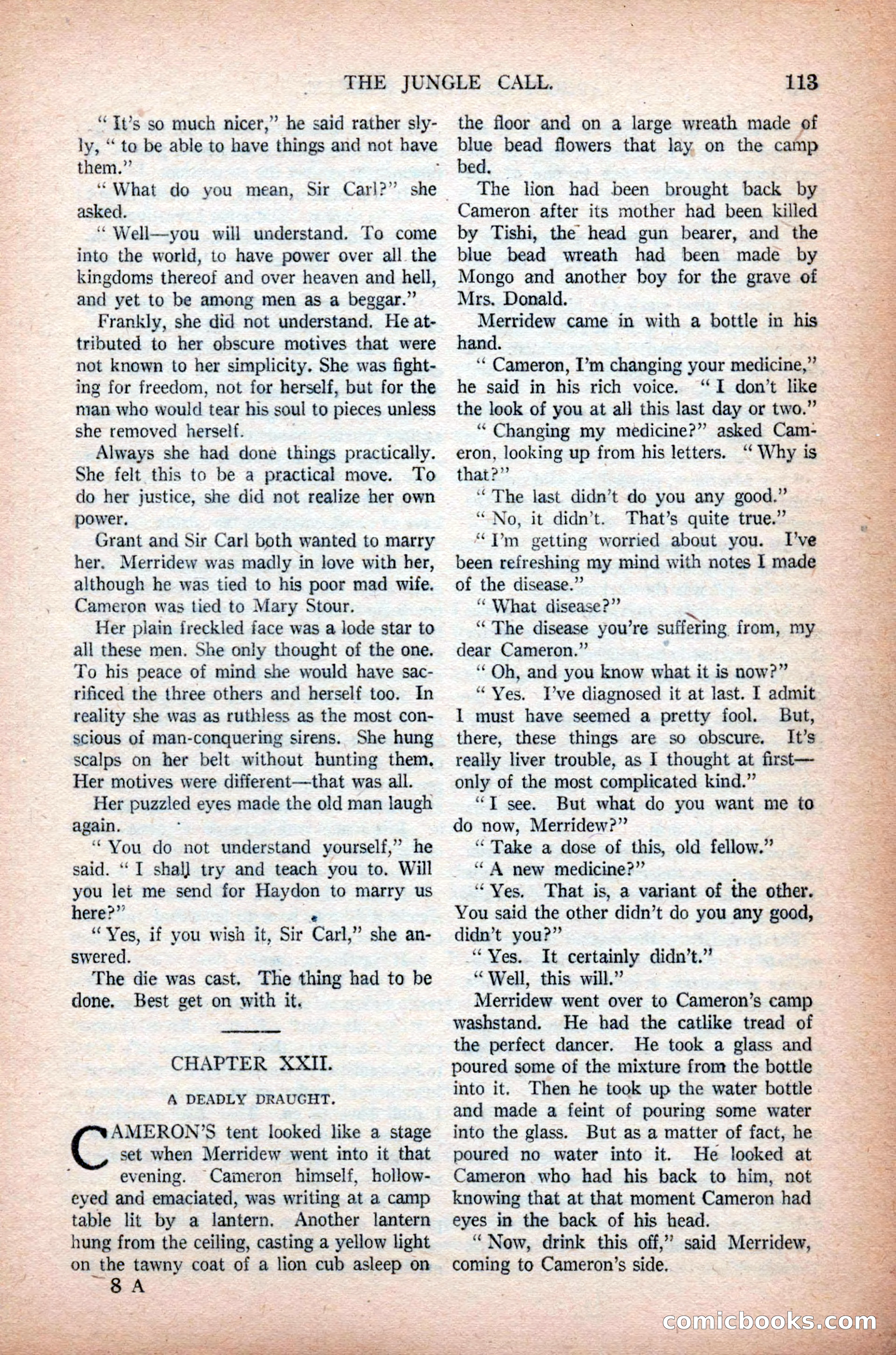 Argosy All-Story Weekly, November 7, 1925 — page 123 of 184