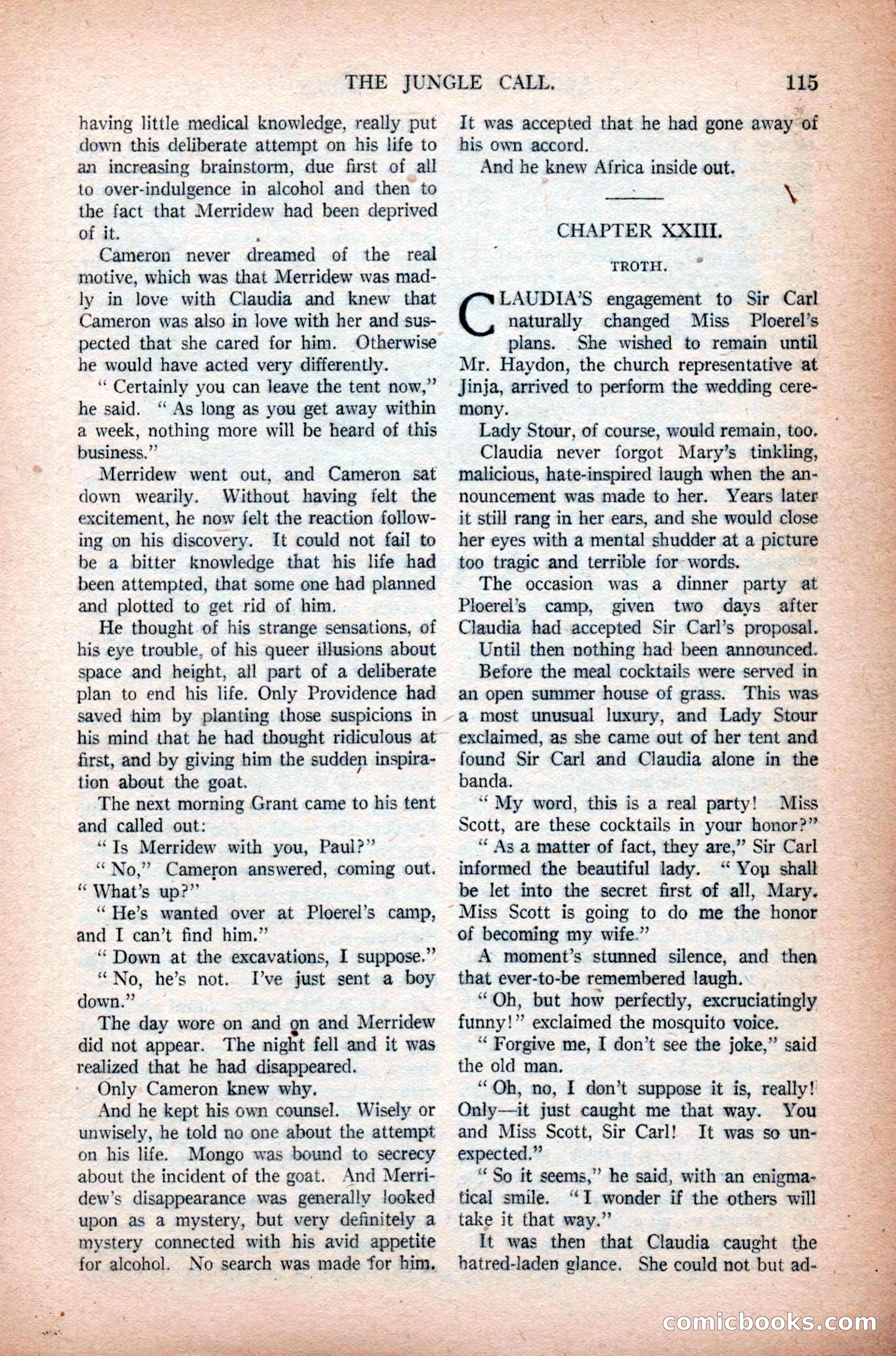 Argosy All-Story Weekly, November 7, 1925 — page 125 of 184