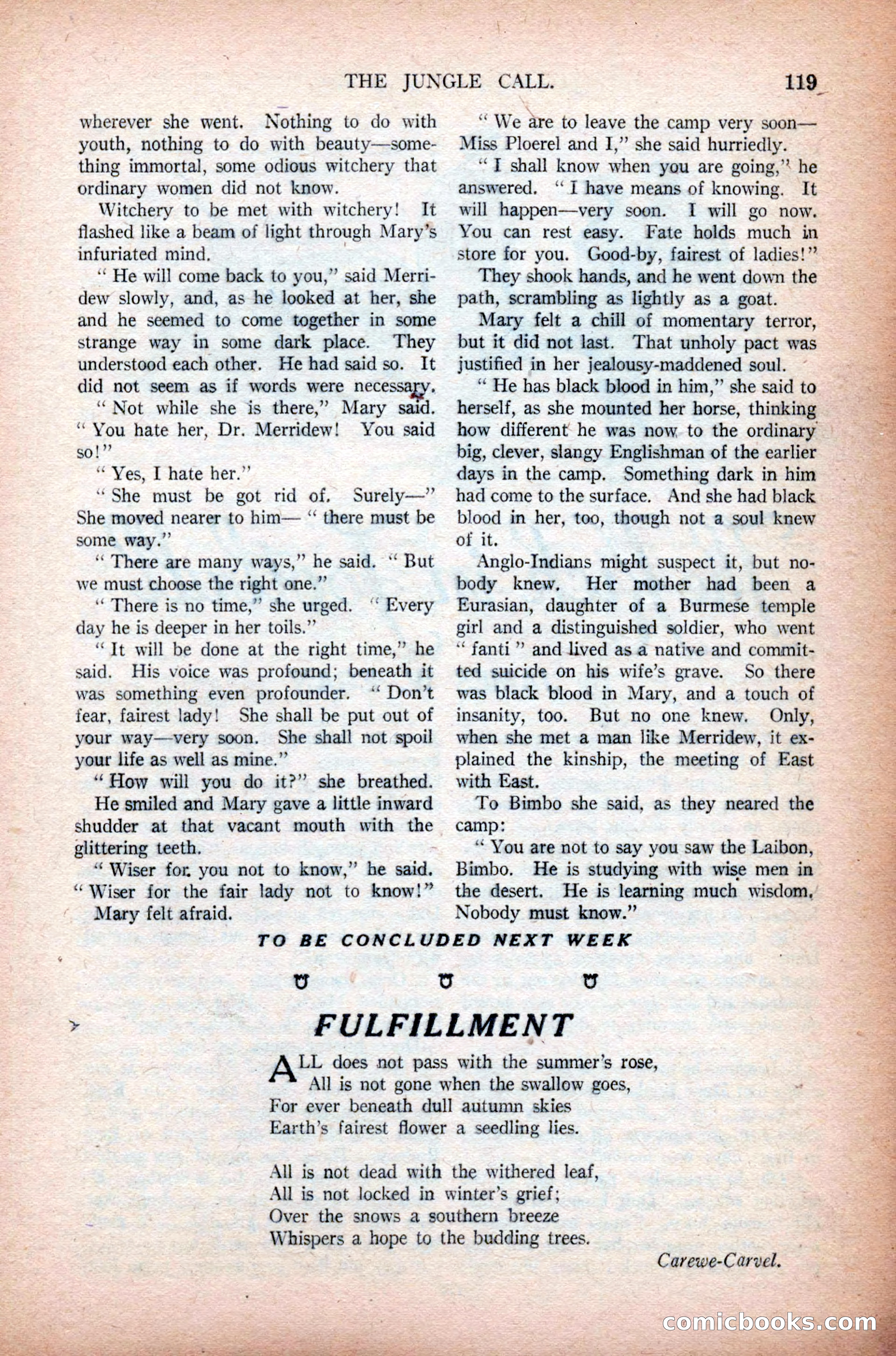 Argosy All-Story Weekly, November 7, 1925 — page 129 of 184