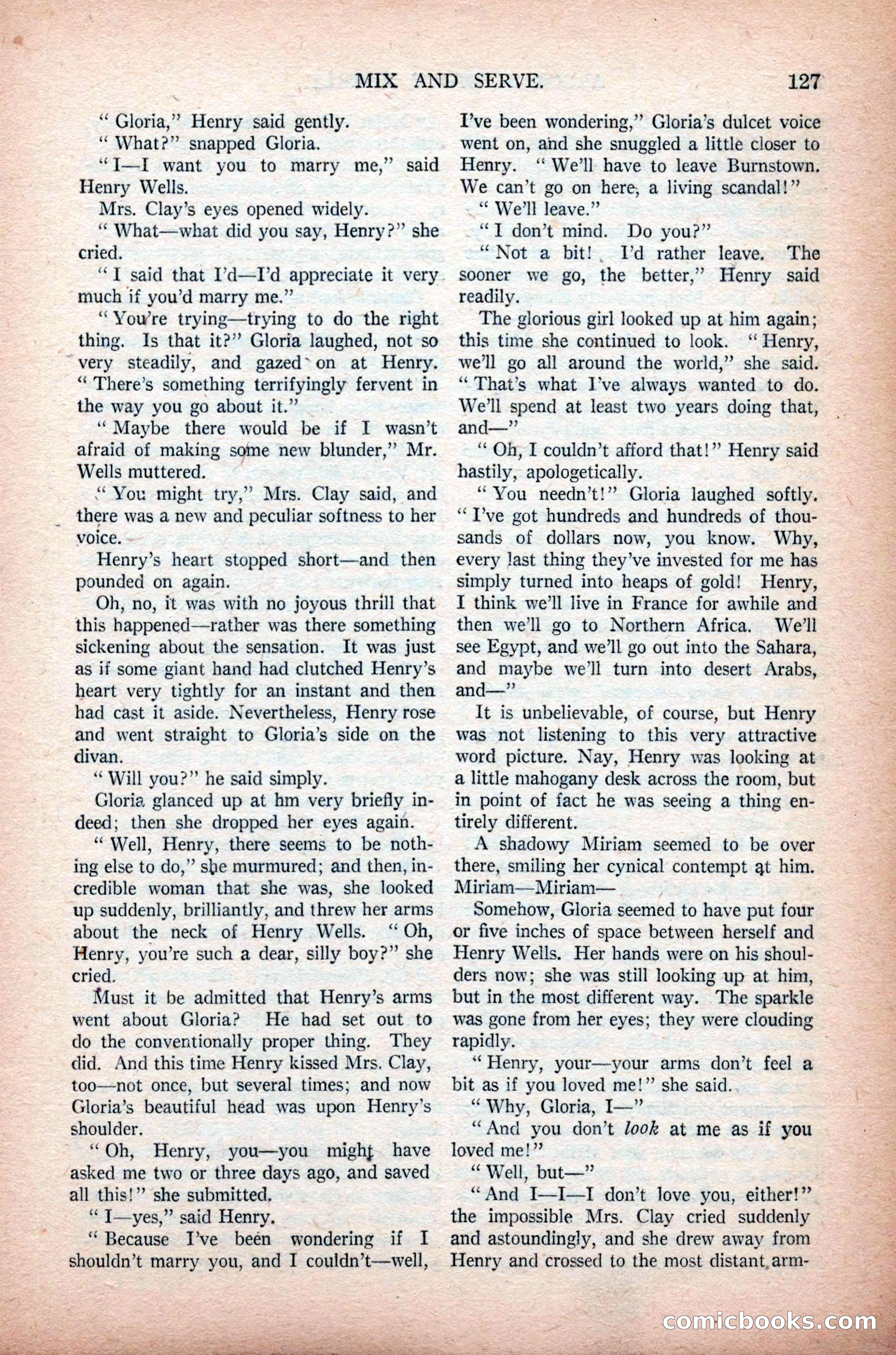 Argosy All-Story Weekly, November 7, 1925 — page 137 of 184