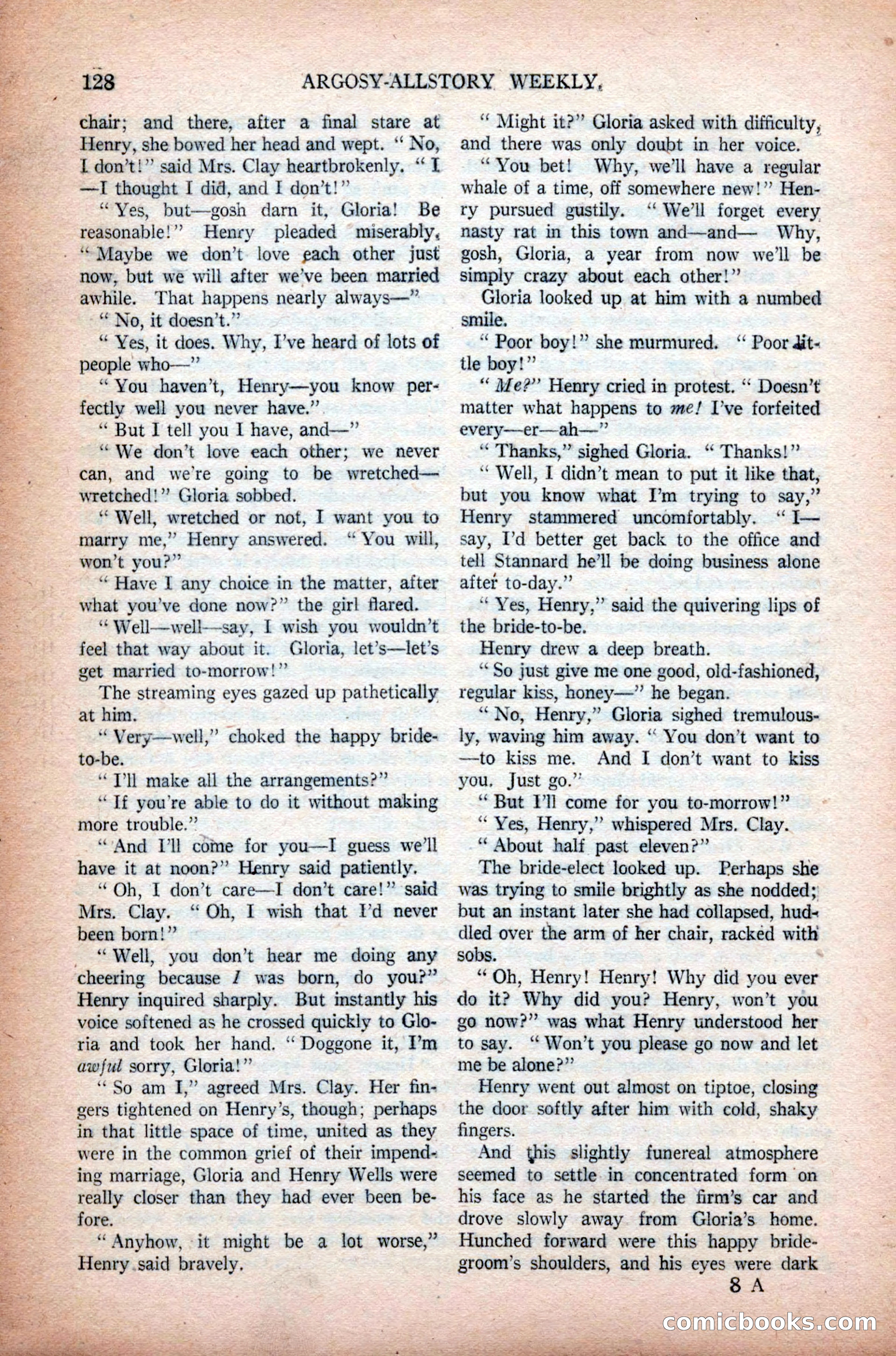 Argosy All-Story Weekly, November 7, 1925 — page 138 of 184