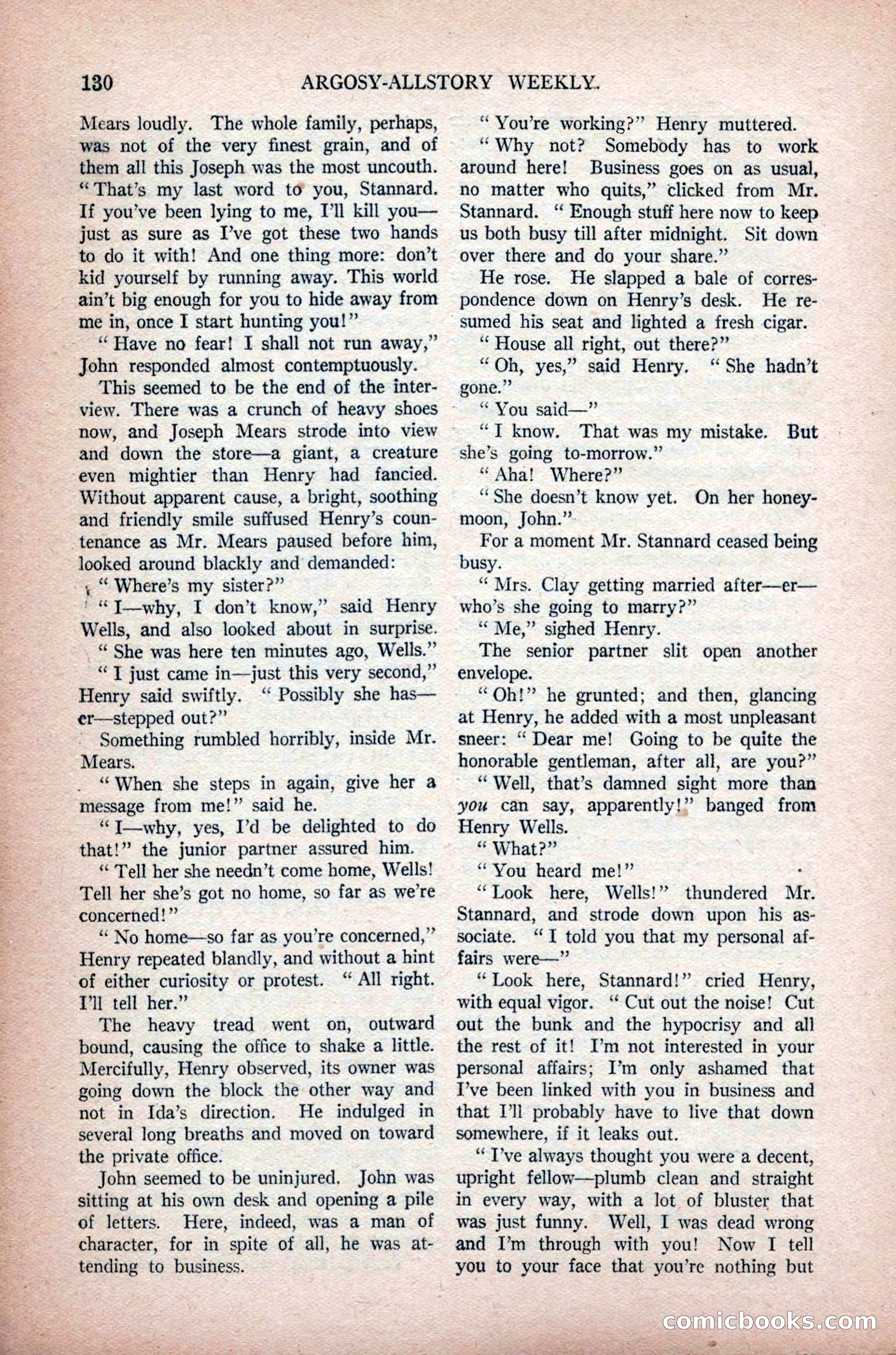 Argosy All-Story Weekly, November 7, 1925 — page 140 of 184
