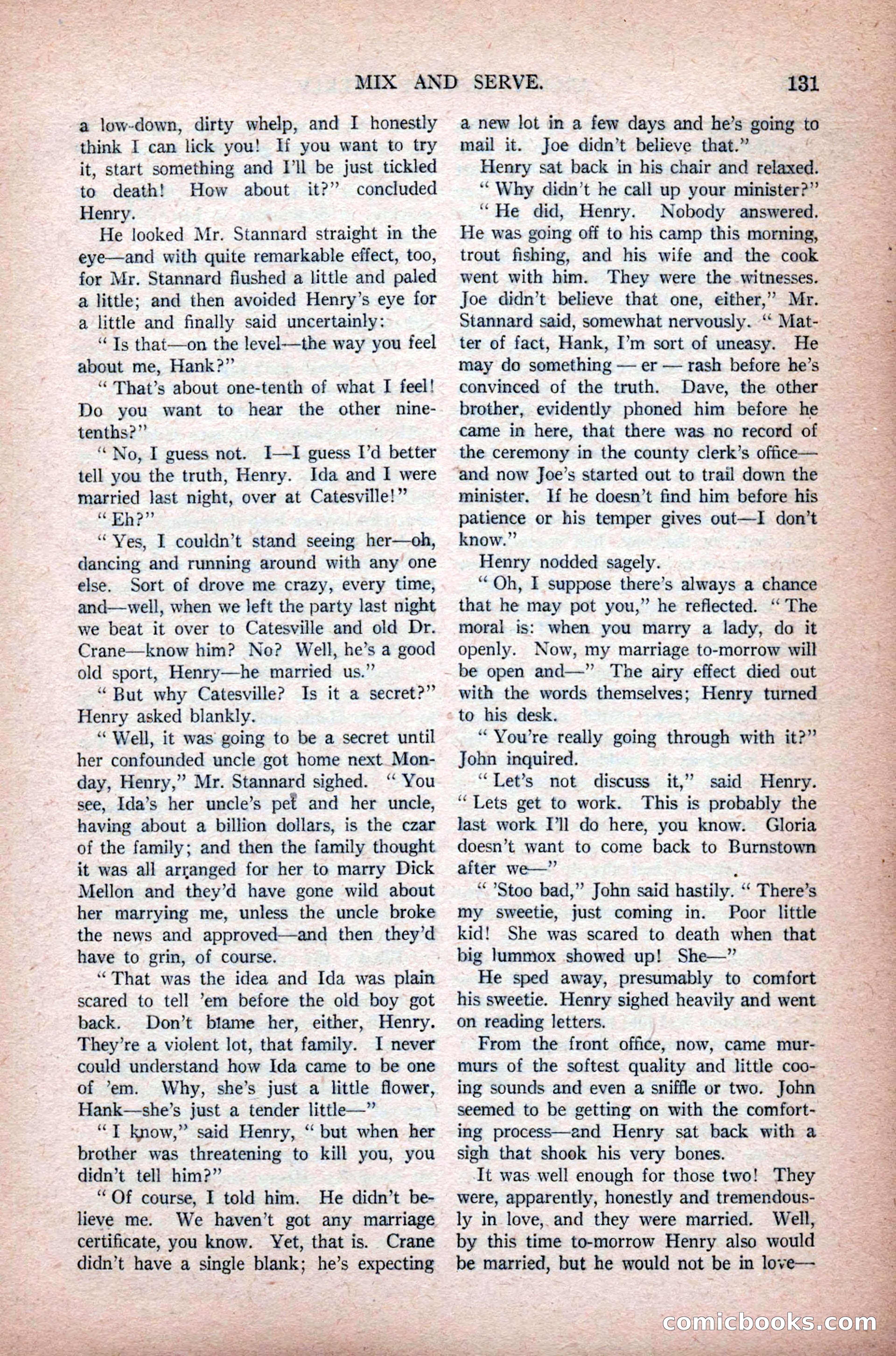 Argosy All-Story Weekly, November 7, 1925 — page 141 of 184
