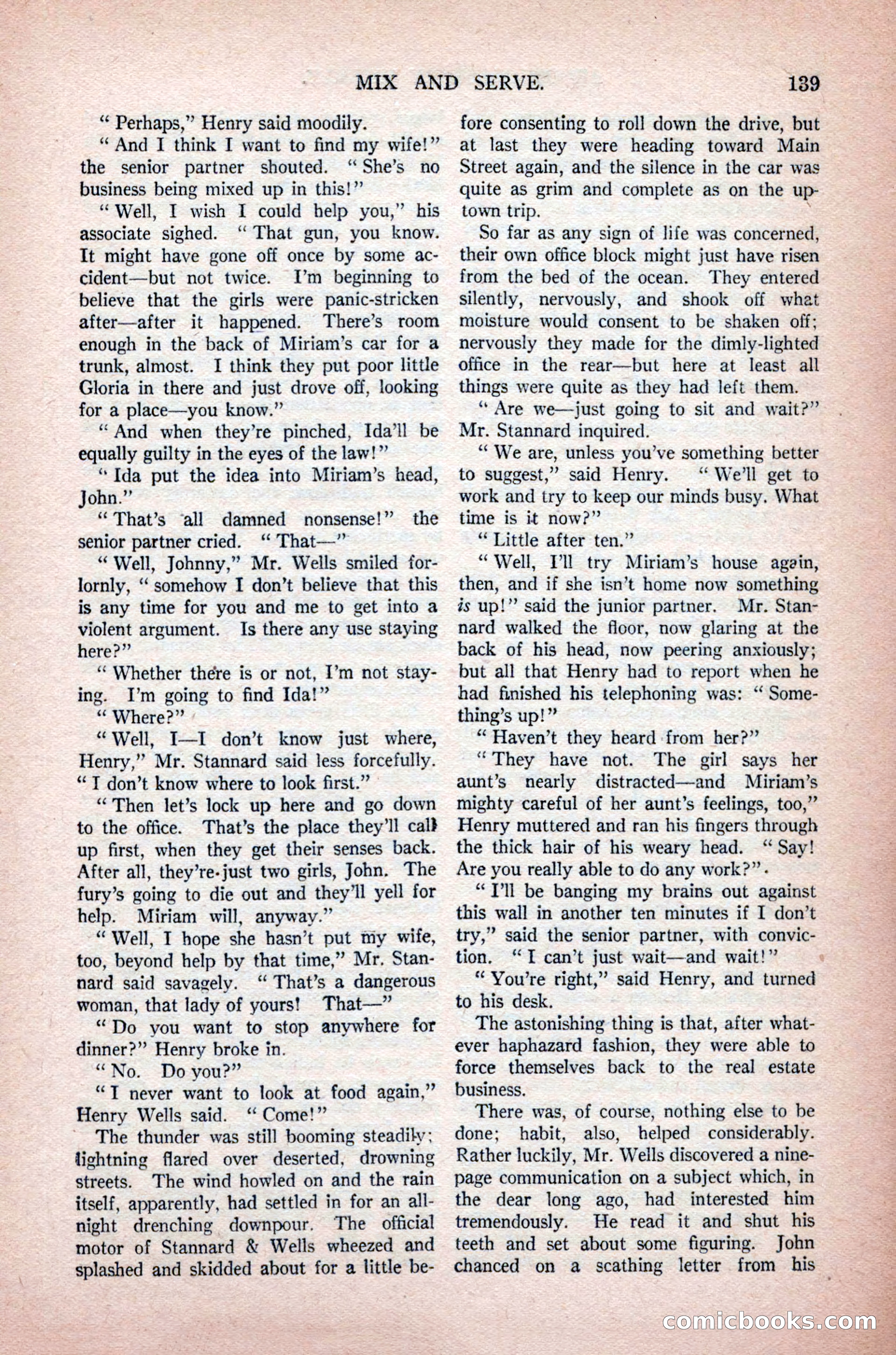 Argosy All-Story Weekly, November 7, 1925 — page 149 of 184