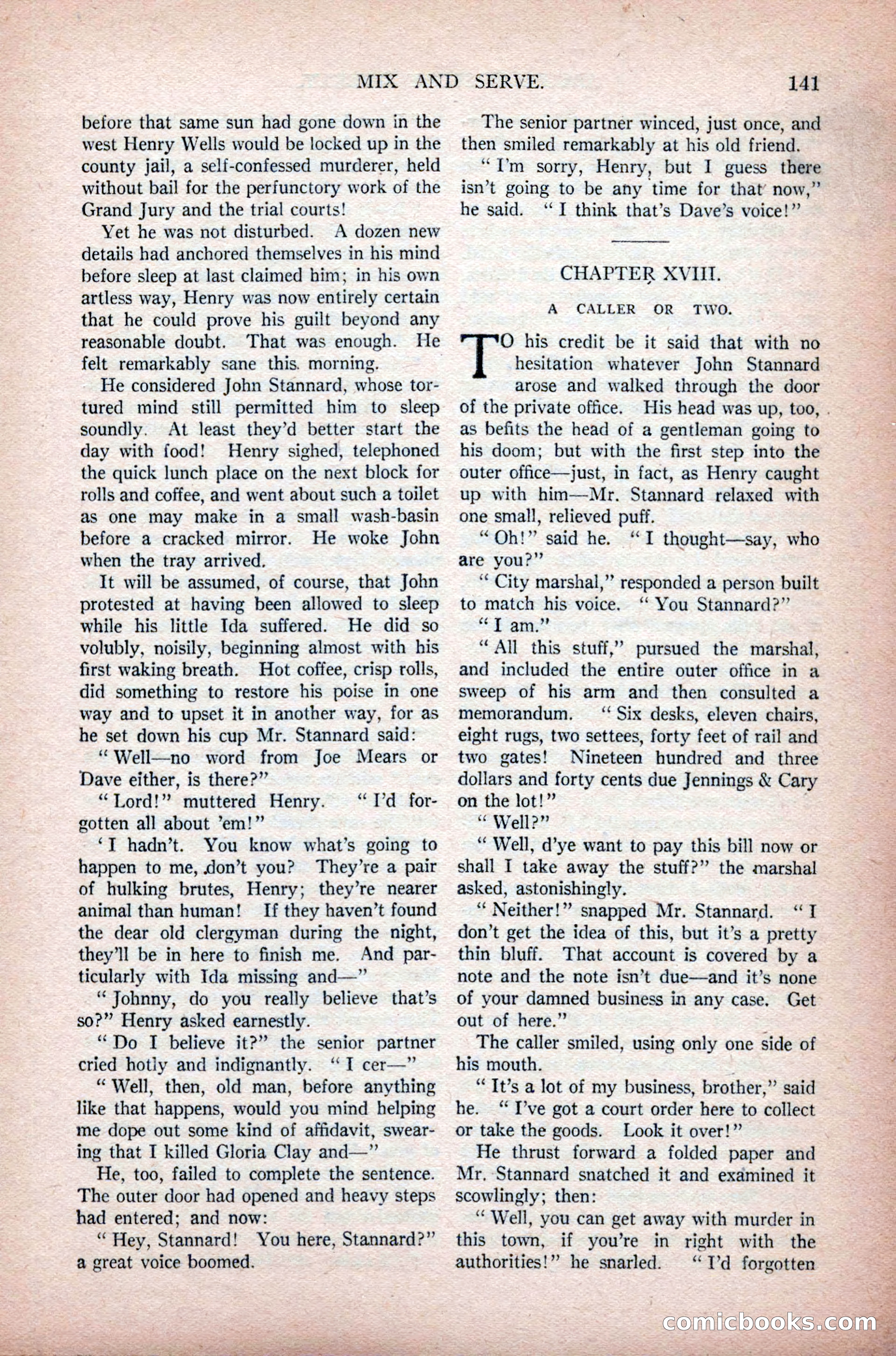 Argosy All-Story Weekly, November 7, 1925 — page 151 of 184