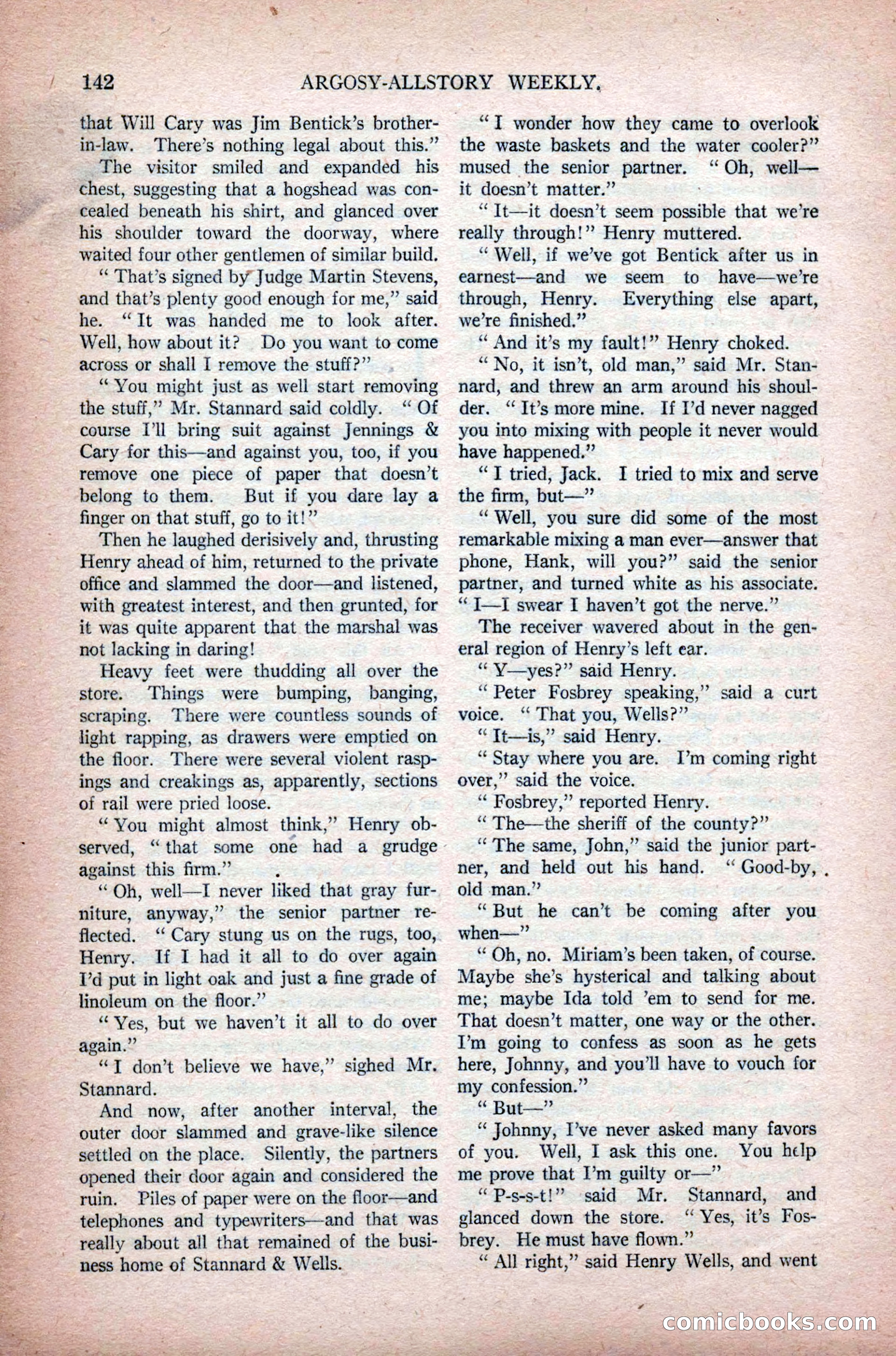 Argosy All-Story Weekly, November 7, 1925 — page 152 of 184