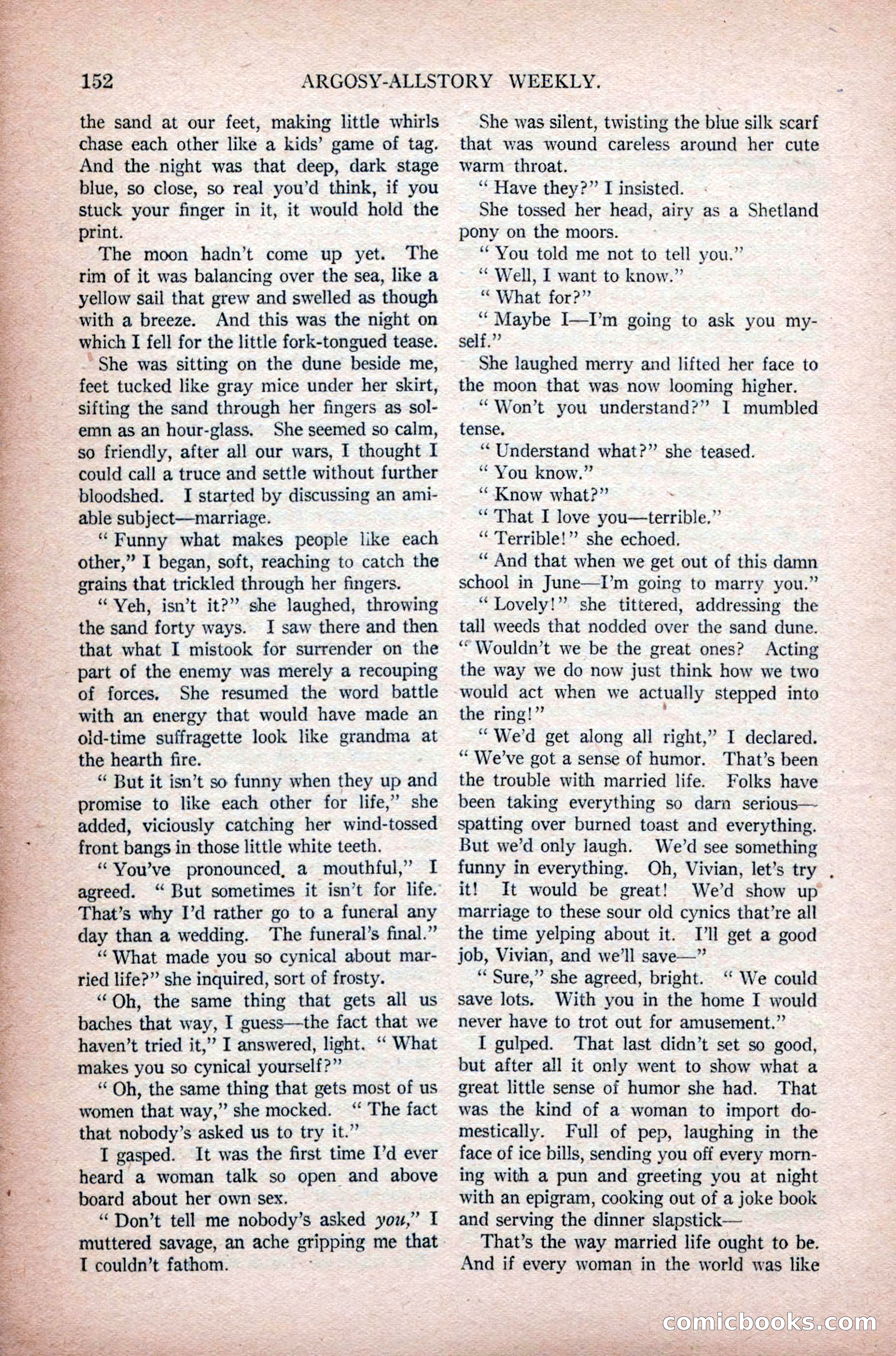Argosy All-Story Weekly, November 7, 1925 — page 162 of 184