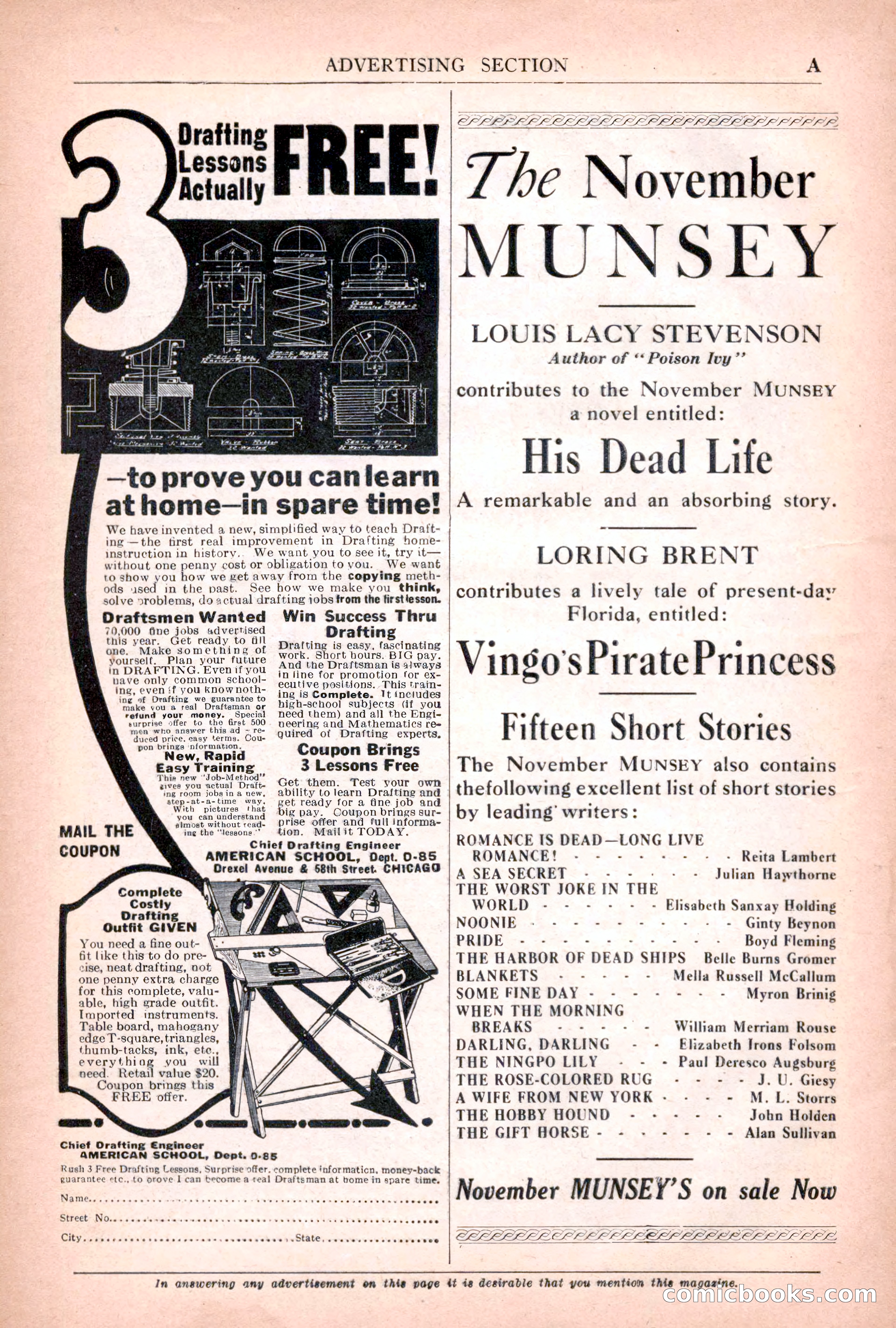Argosy All-Story Weekly, November 7, 1925 — page 174 of 184