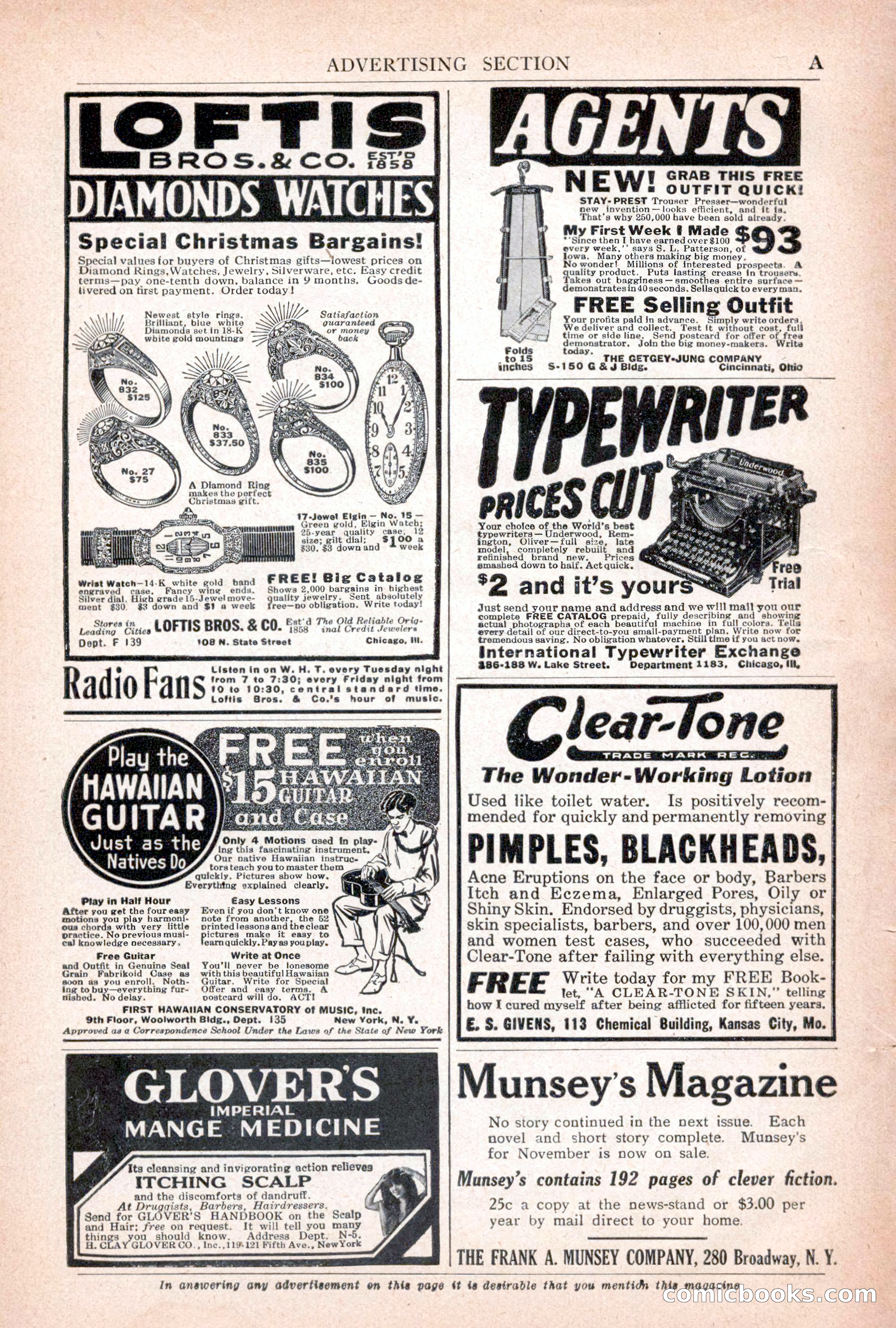 Argosy All-Story Weekly, November 7, 1925 — page 176 of 184