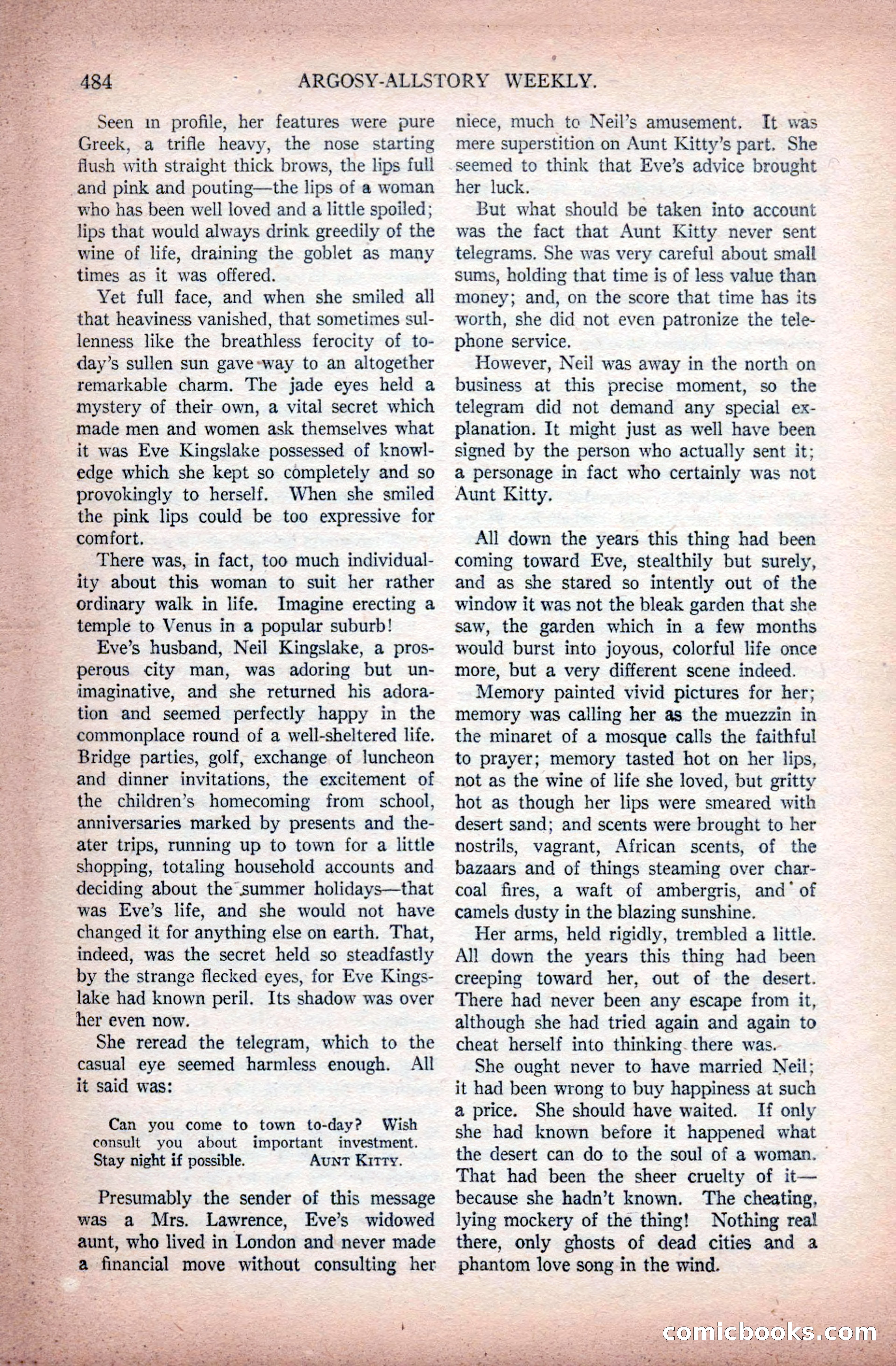 Argosy All-Story Weekly, November 28, 1925 — page 14 of 172