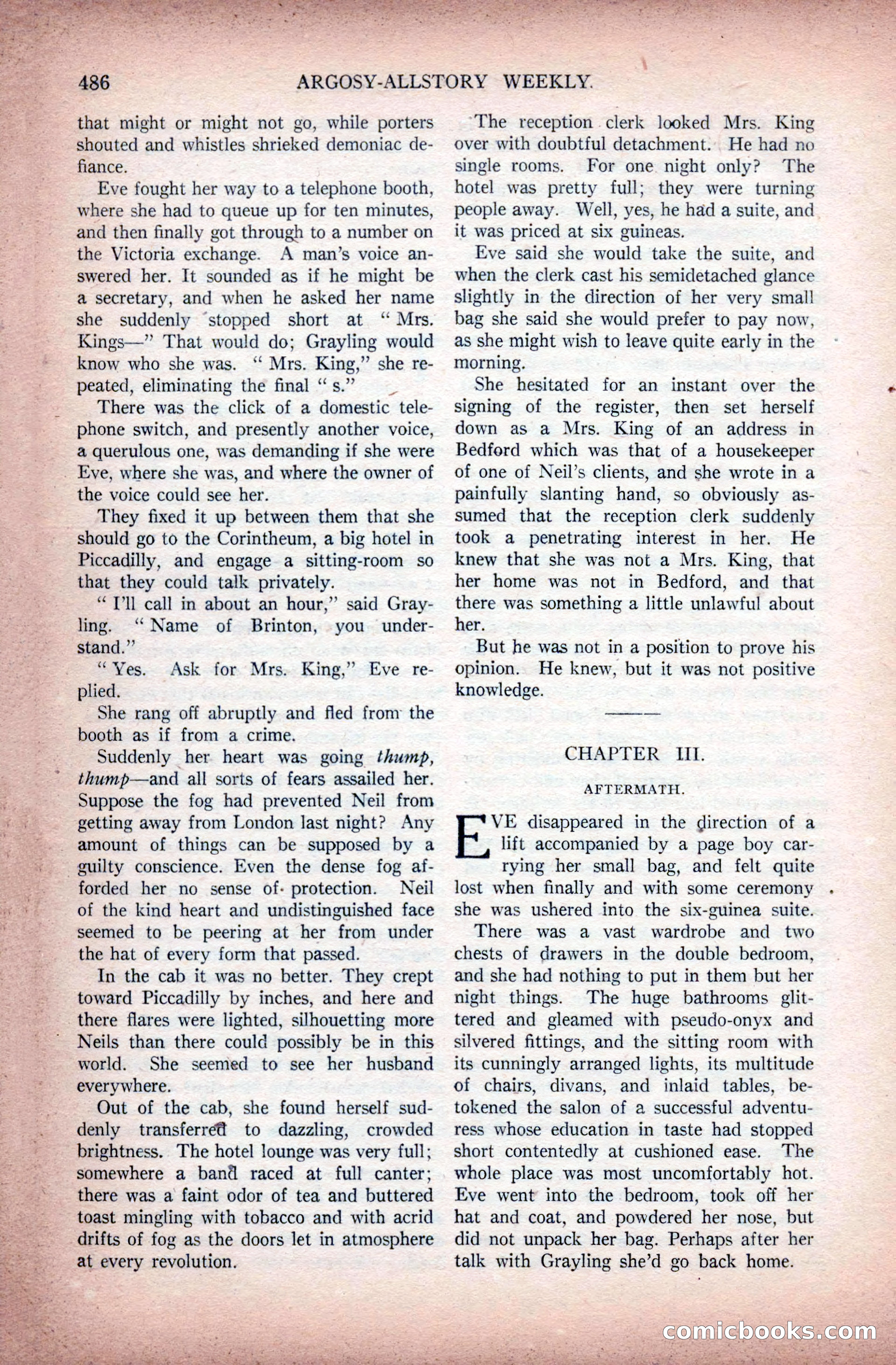 Argosy All-Story Weekly, November 28, 1925 — page 16 of 172