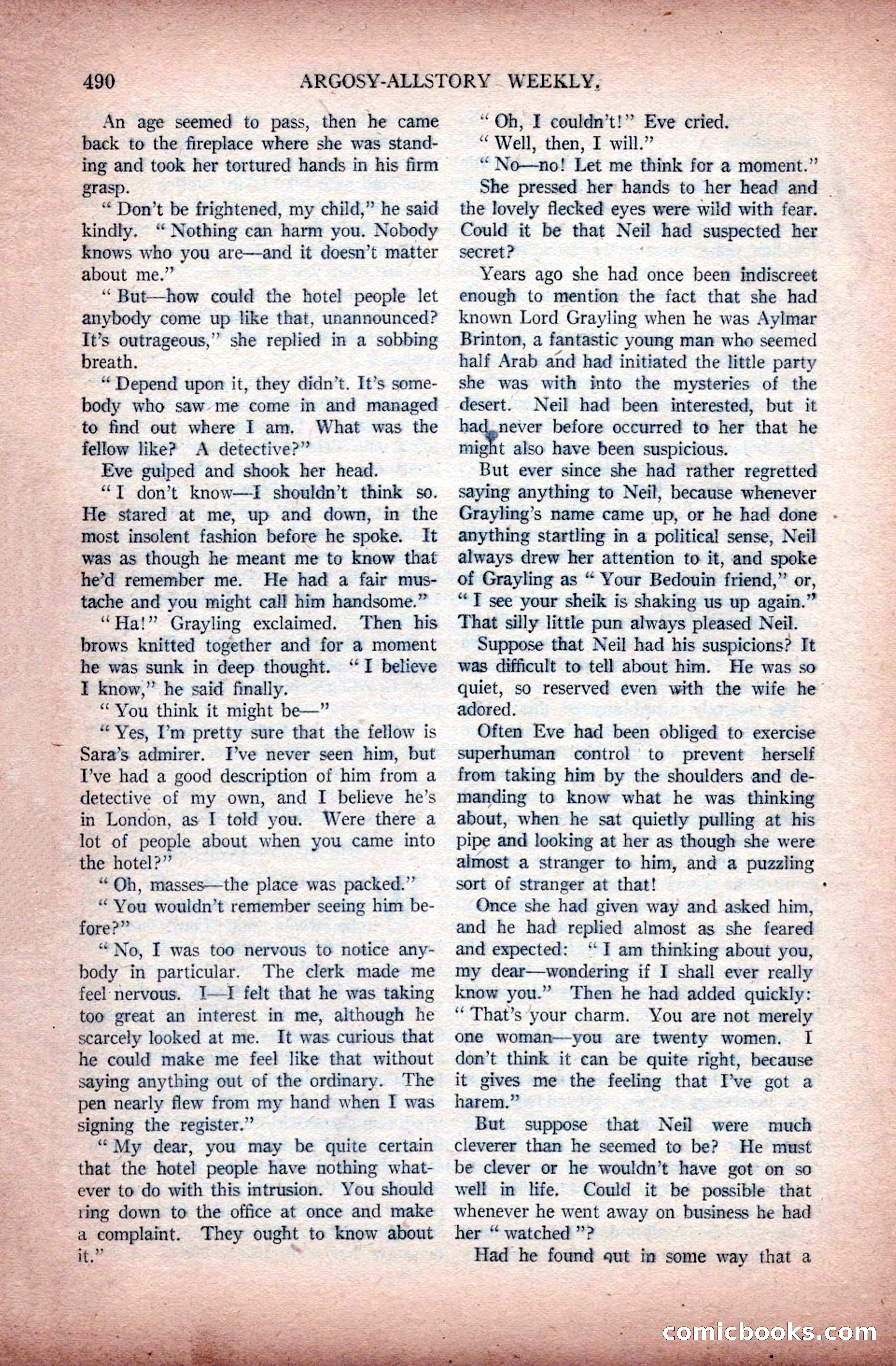 Argosy All-Story Weekly, November 28, 1925 — page 20 of 172