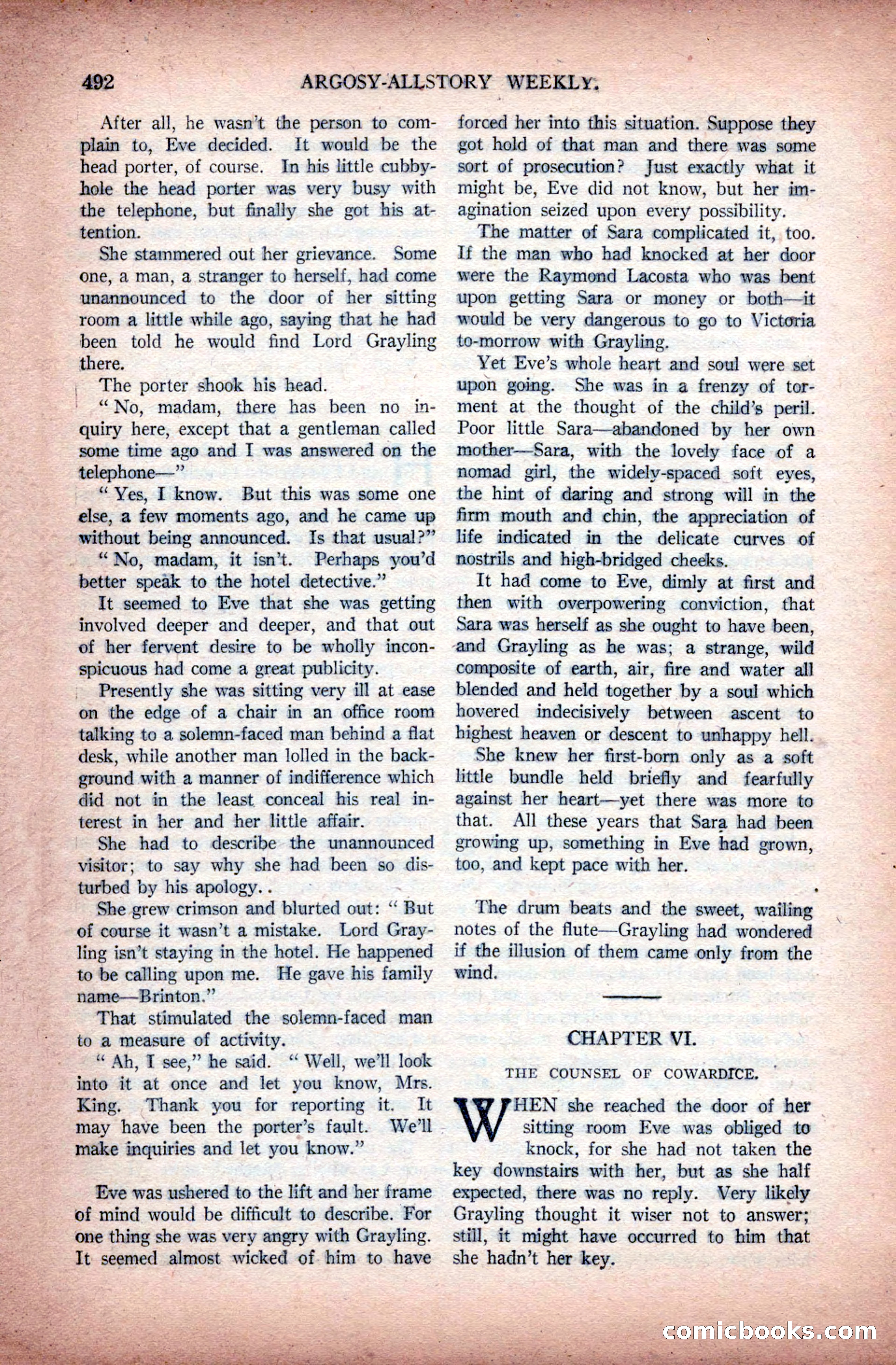 Argosy All-Story Weekly, November 28, 1925 — page 22 of 172