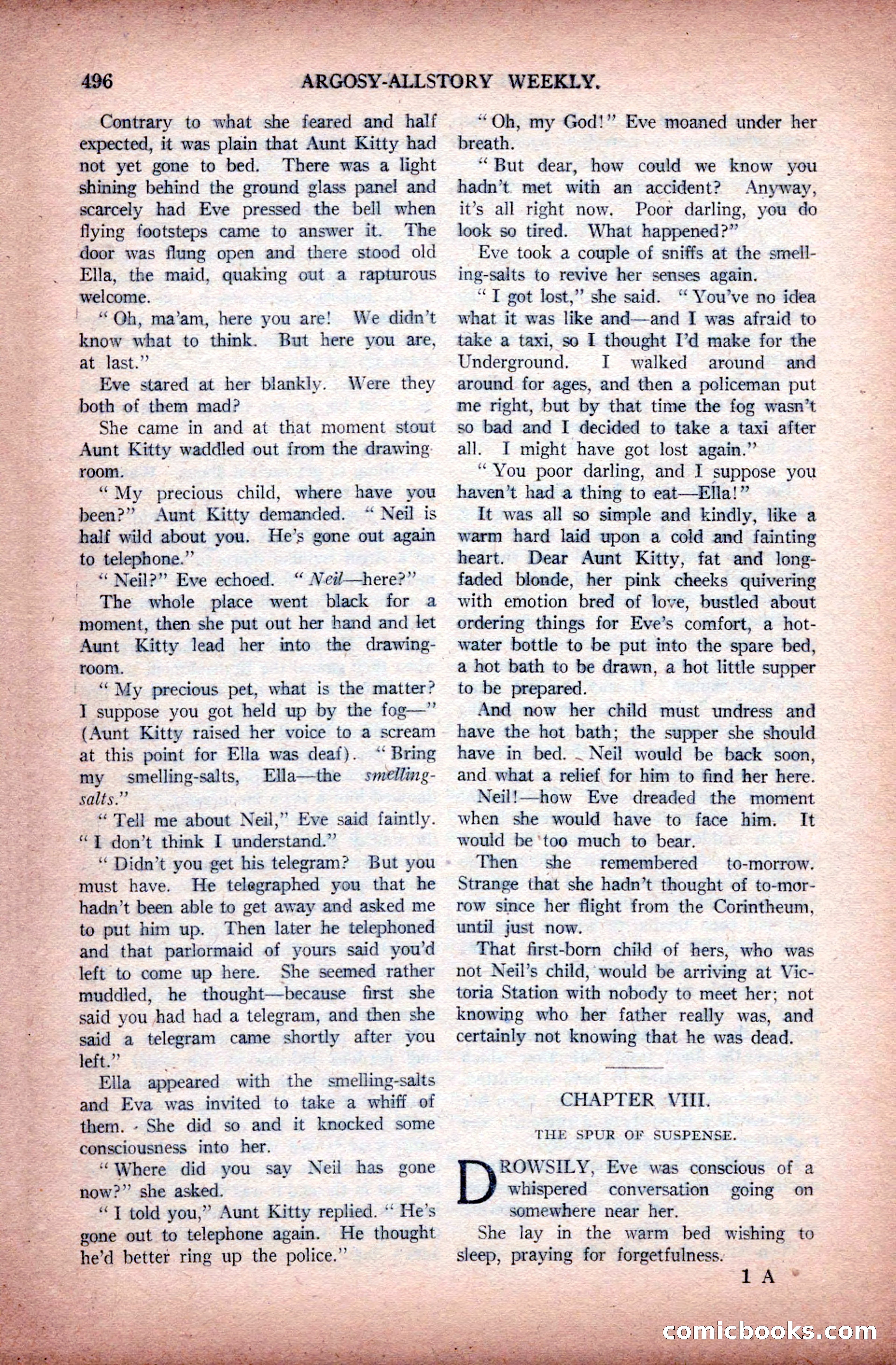 Argosy All-Story Weekly, November 28, 1925 — page 26 of 172